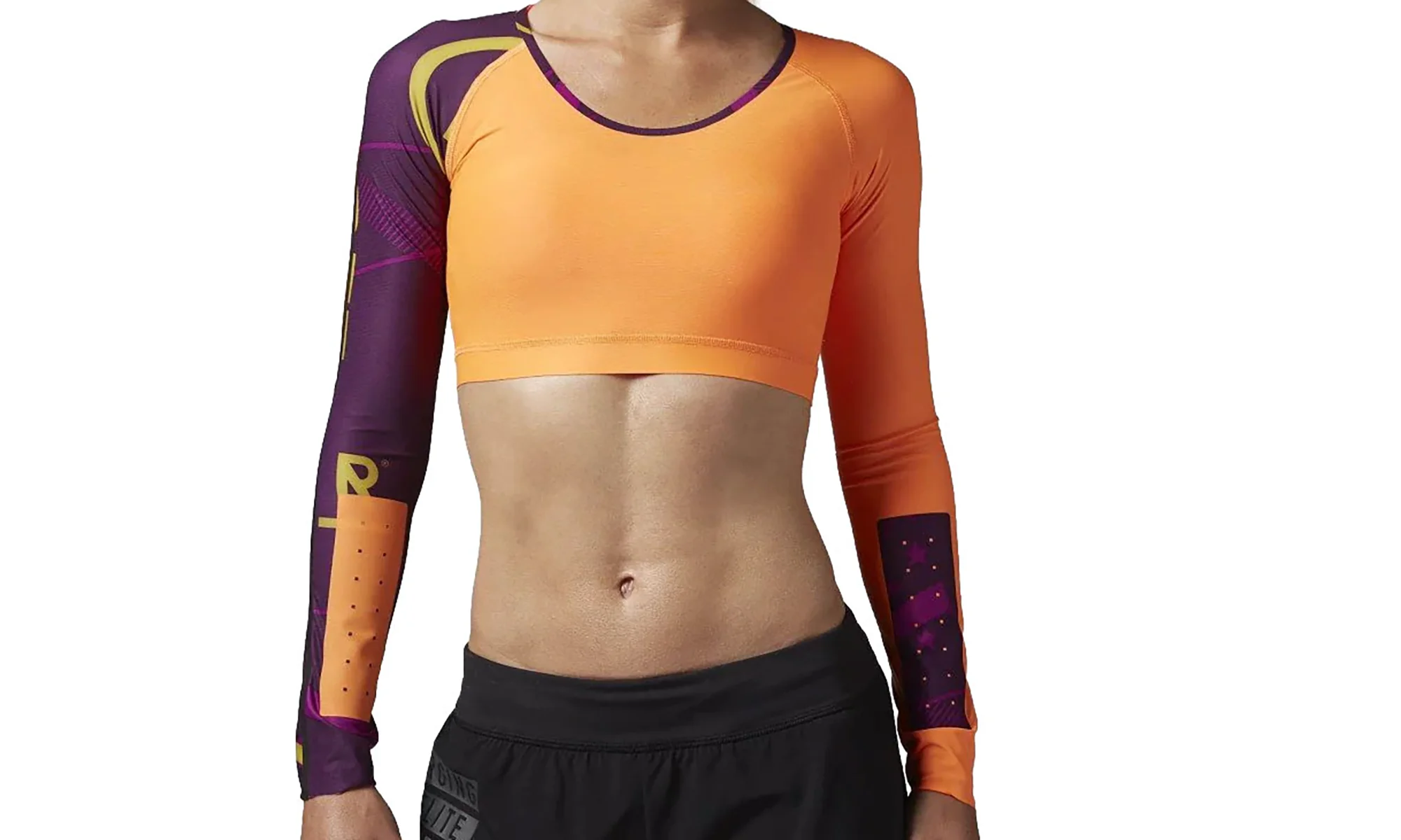 Crossfit Games Compression Crop Top WMNS "Electric Peach" AI0520