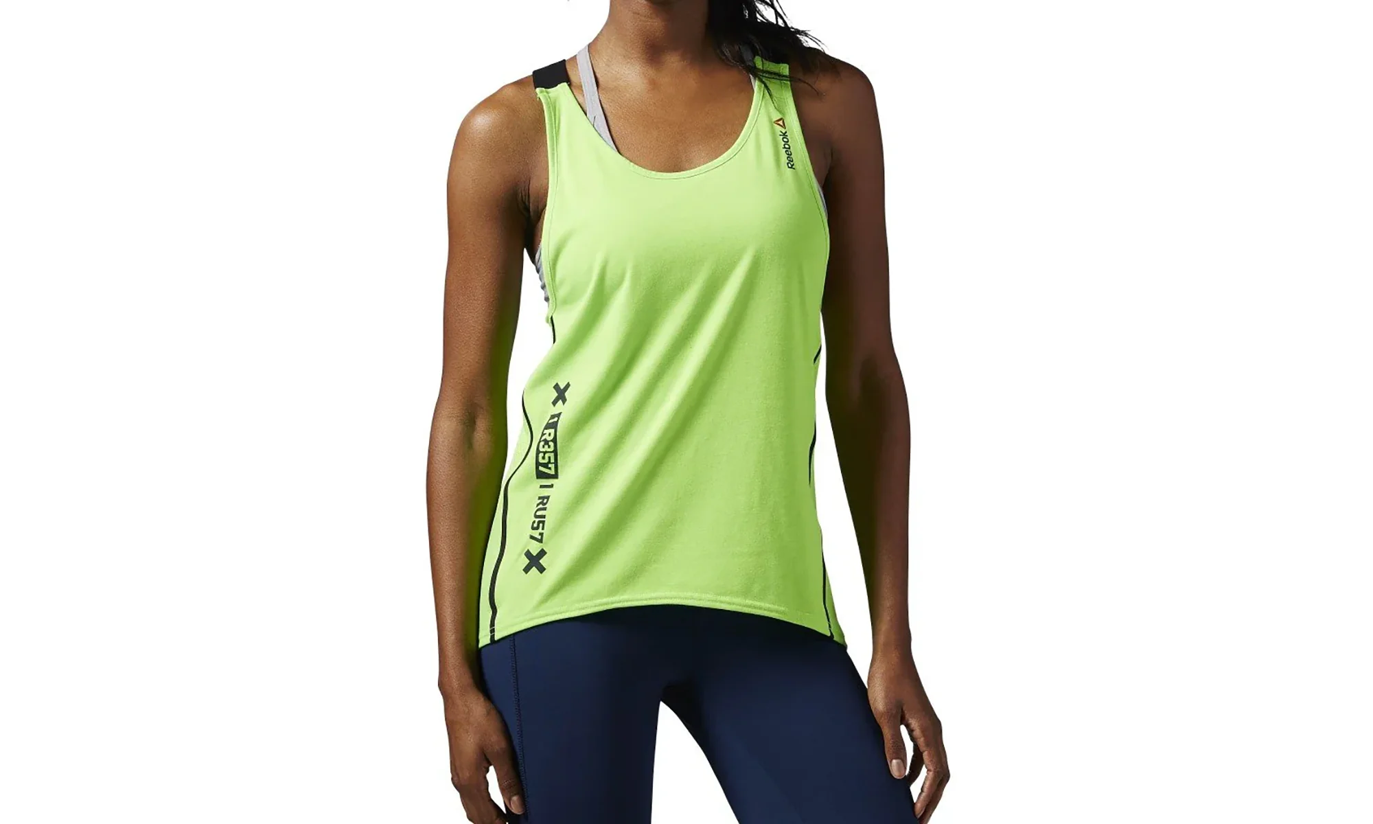 Crossfit One Series Quik Cotton Tank WMNS "Safety Green" AJ0675