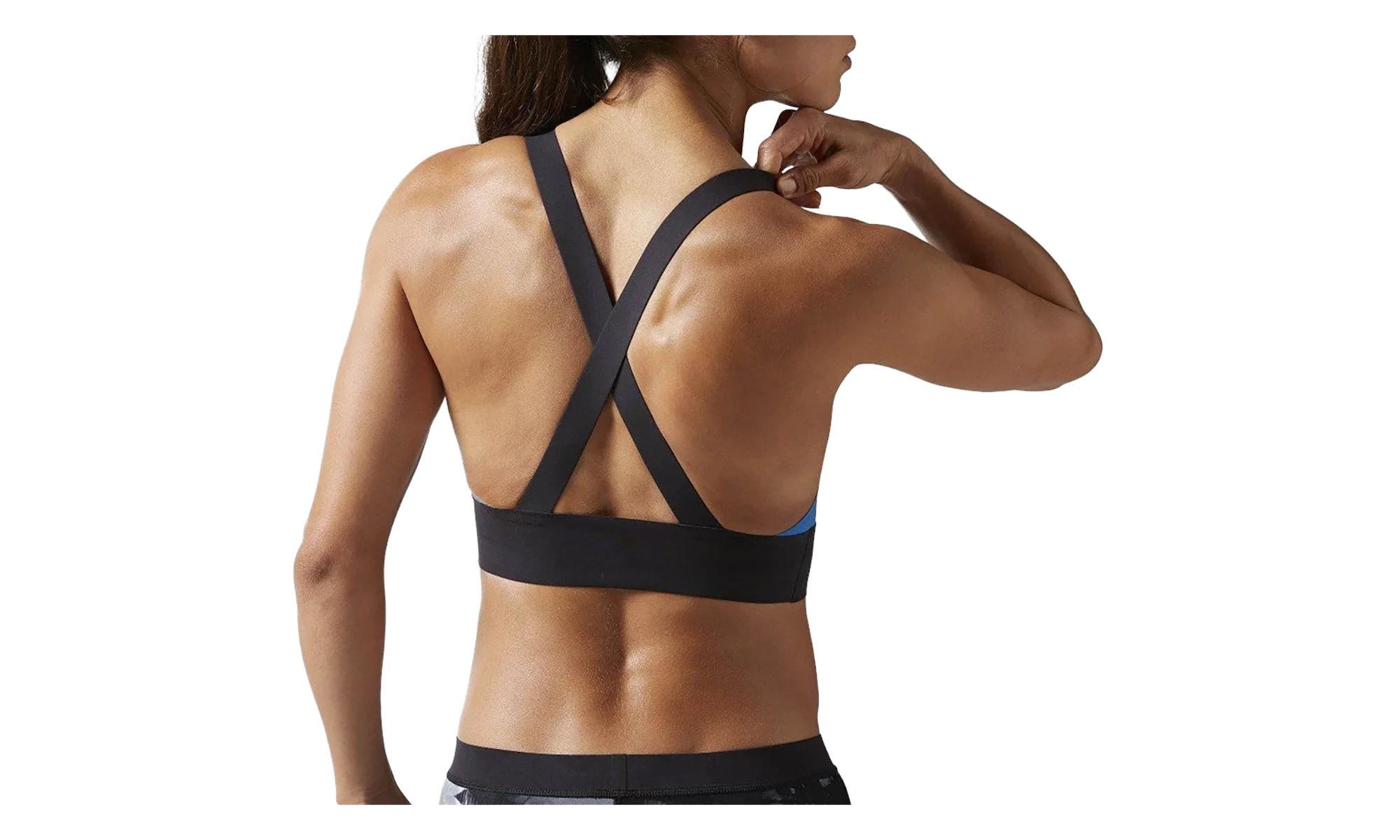 Crossfit Paddle Halter Bra WMNS "Awesome Blue" B46030 - Image 2
