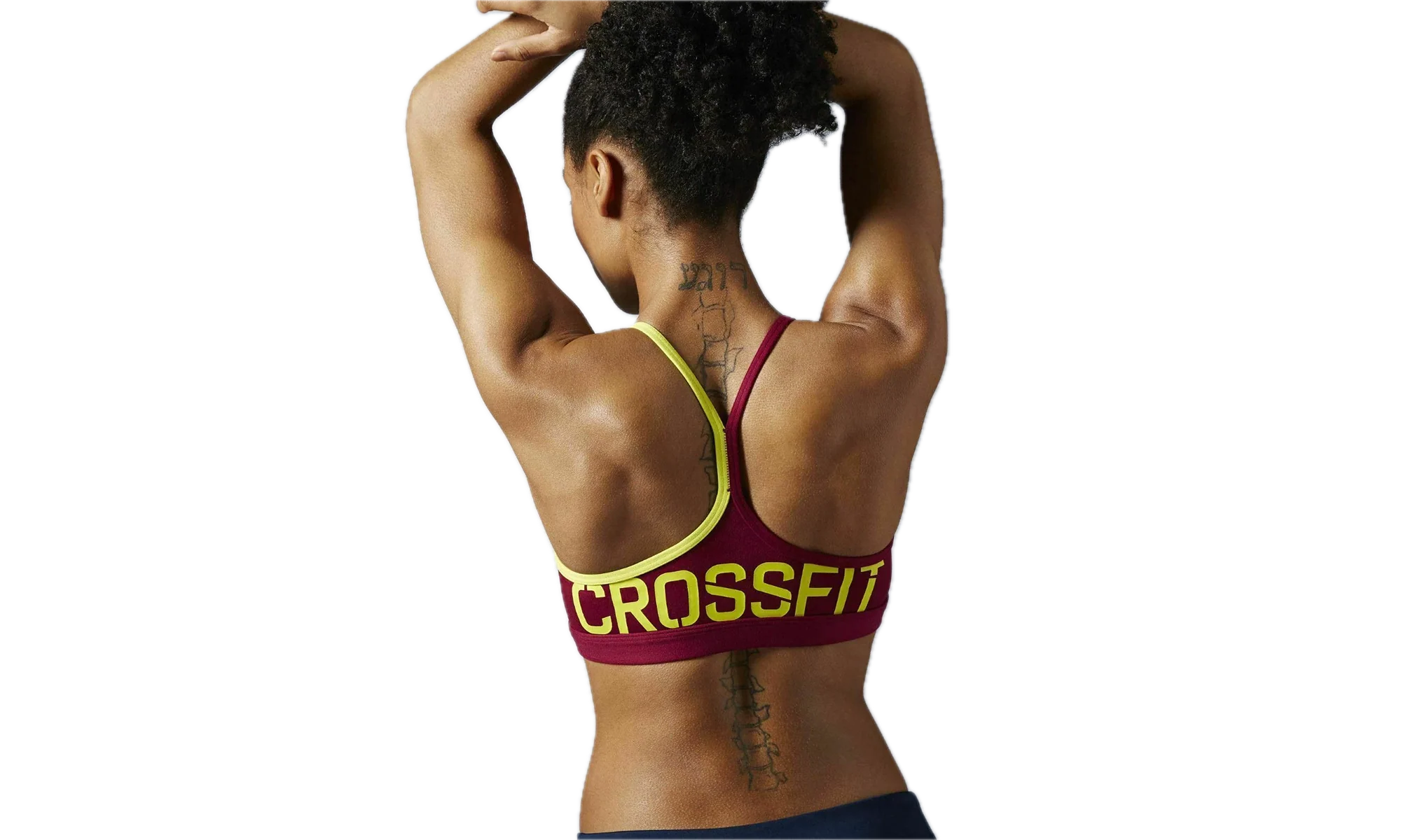 Crossfit Skinny Strap Bra WMNS "Reebok Berry" AP9087 - Image 2