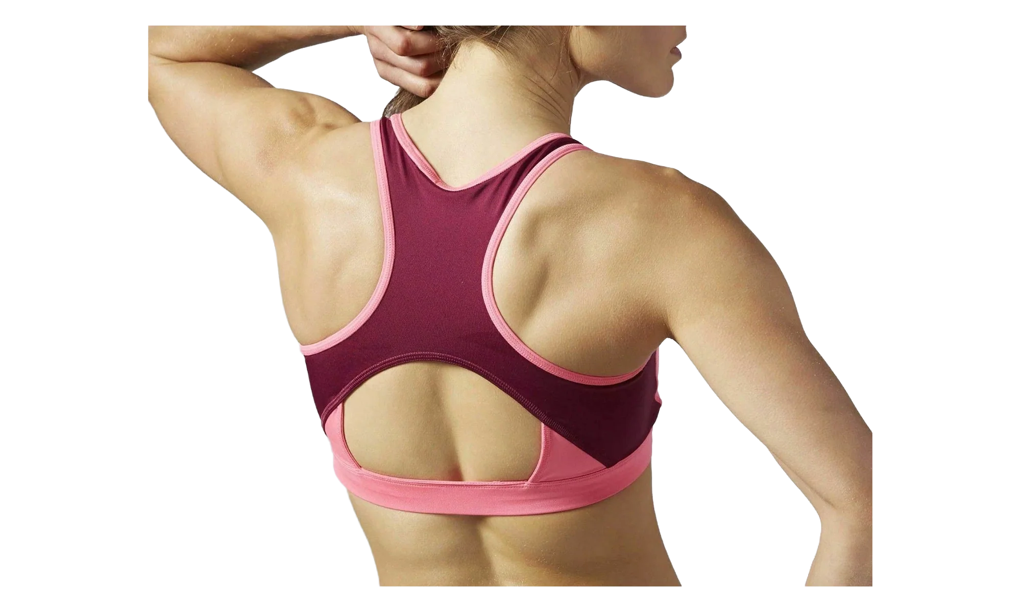 Crossfit Workout Ready SL Bra WMNS "Poison Pink" AZ0319 - Image 2