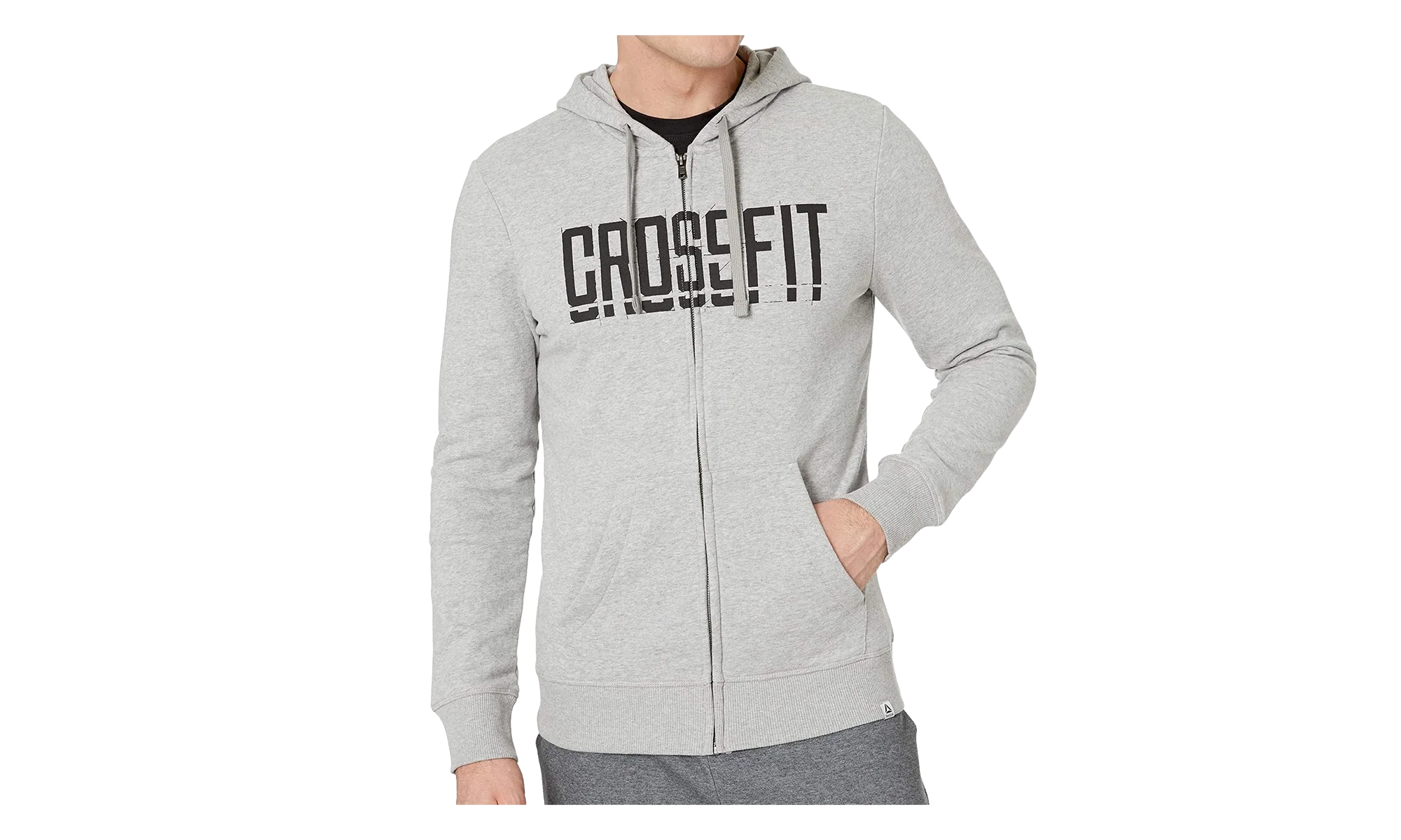 CrossFit Zip Hoodie "Medium Grey Heather" DP6207