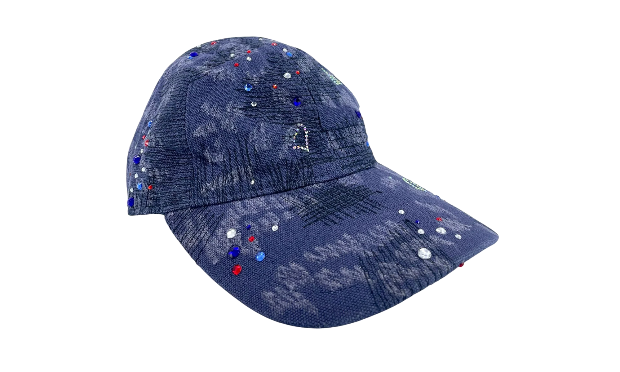 Crystal Distressed Hat "Navy" WDWMBCDHN - Image 2