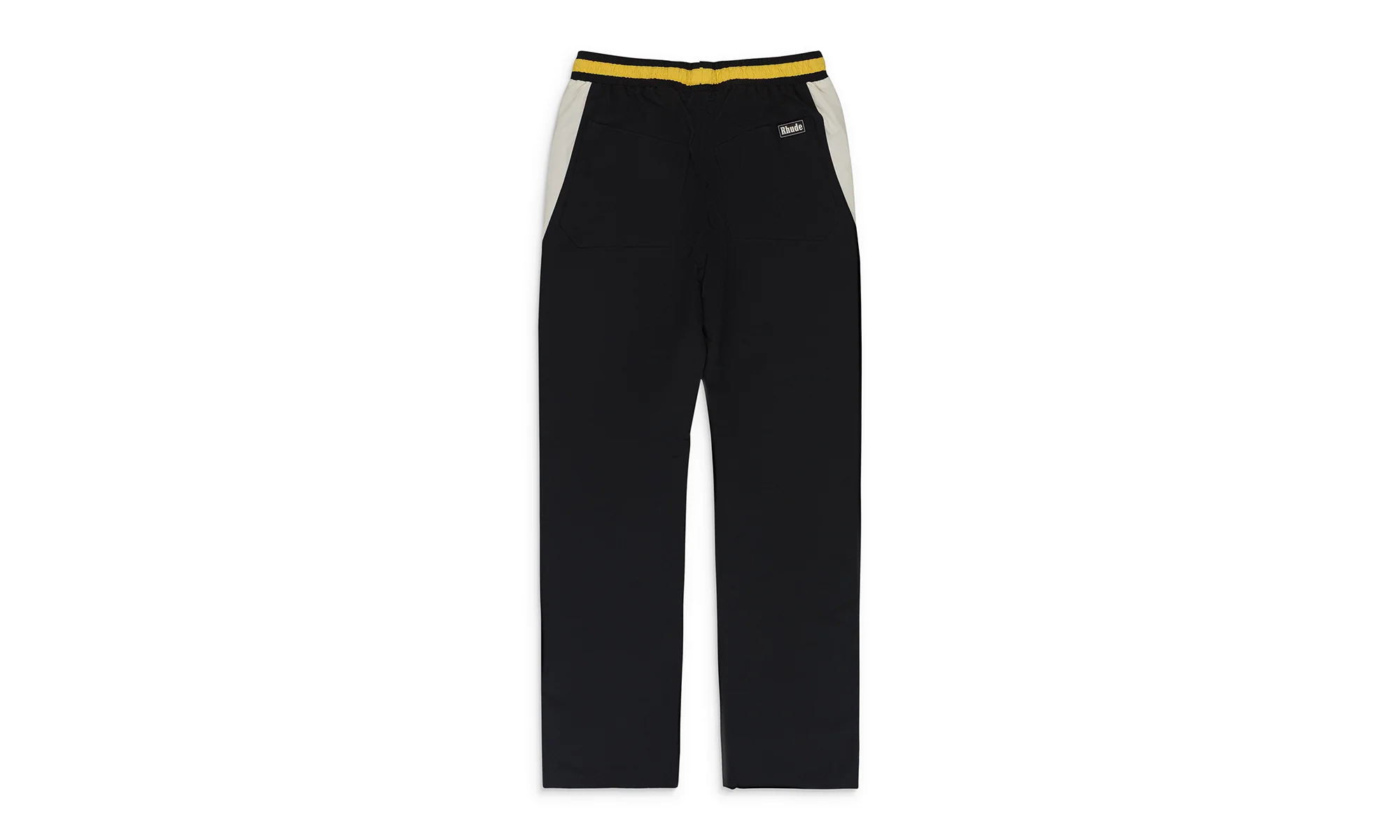 CURVE PANEL TRACK PANTS "BLACK/CREAM" RHFW22PA180410511051 - Image 2