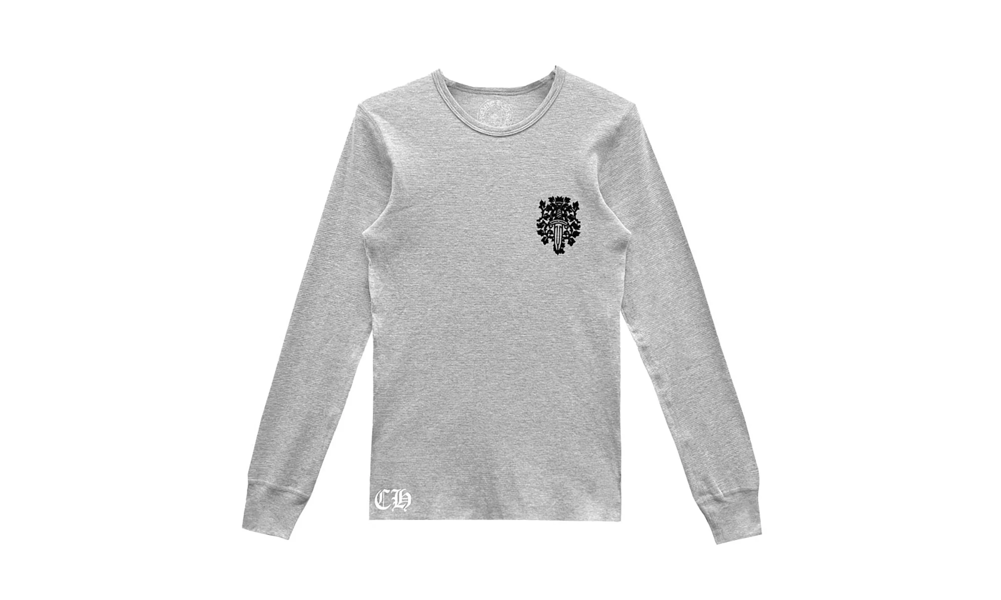 Dagger Waffle Thermal Long Sleeve Shirt "Grey" CHRM0529