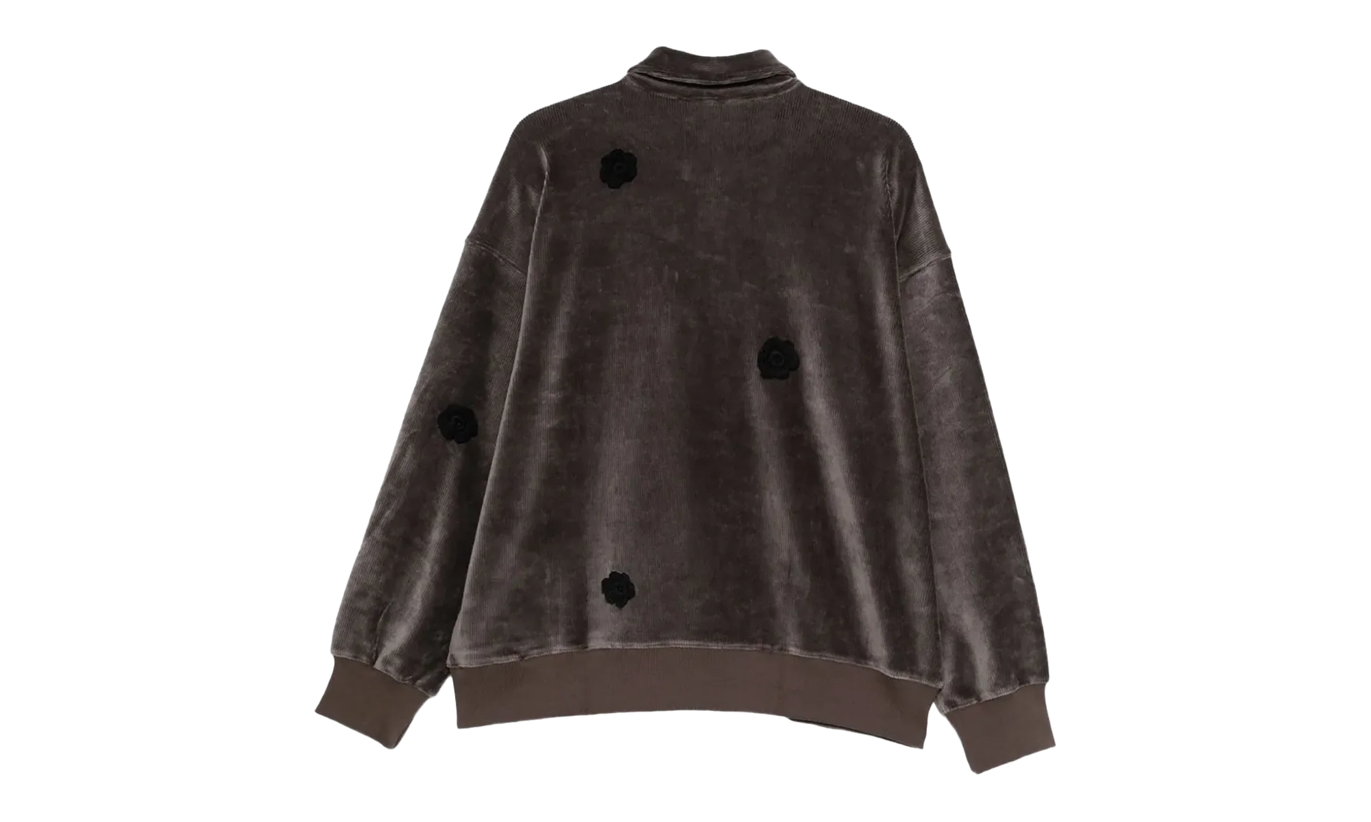 DAISY QUARTER ZIP JUMPER "Charcoal" 252_MJP028D_CORDCHA - Image 2