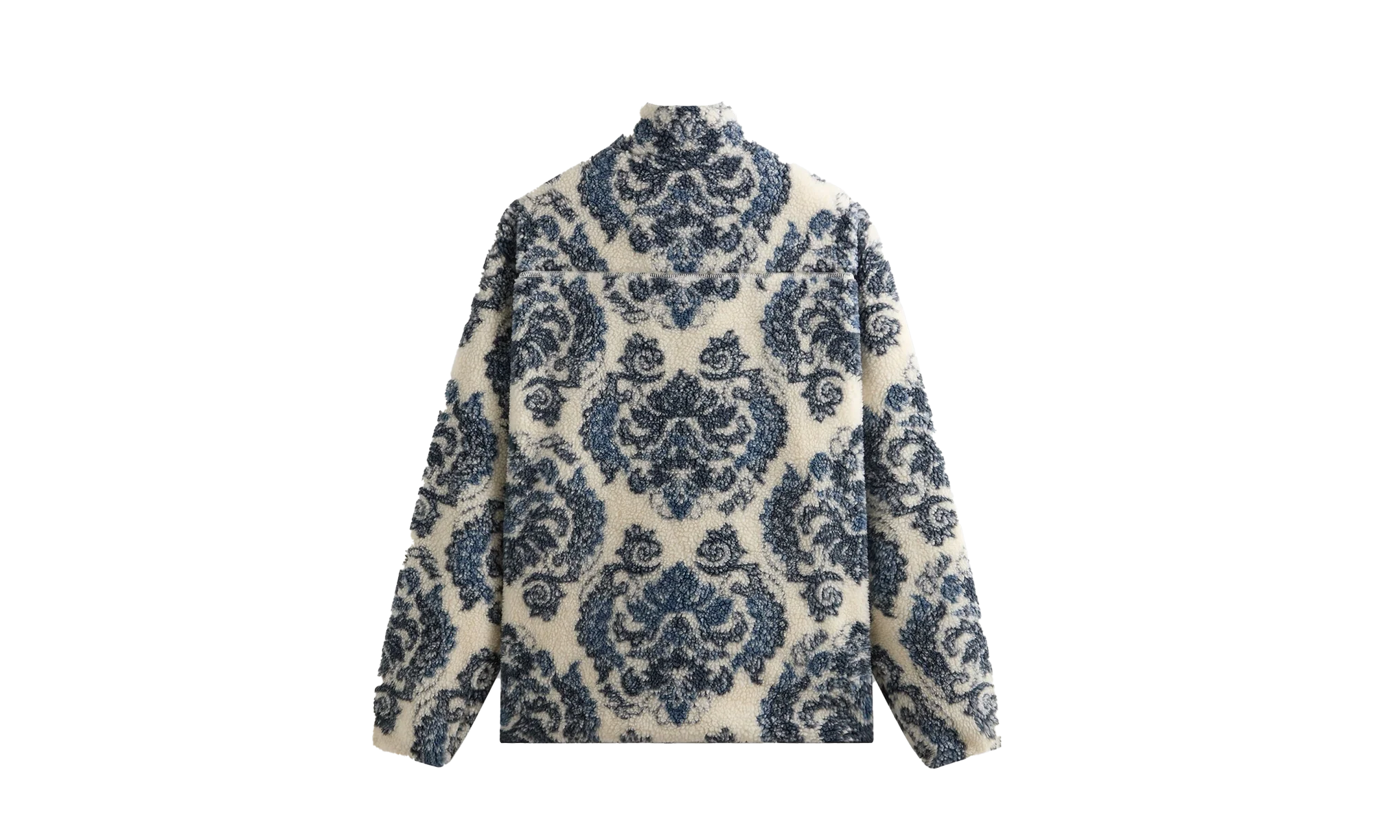 Damask Floral Sherpa Harper Jacket "Sandrift" khm010821 104 - Image 2