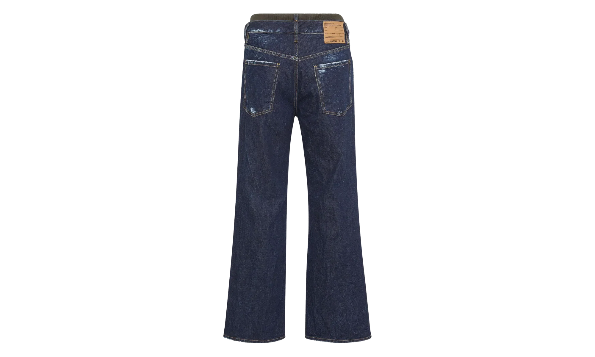 Dark Indigo Aviator Wash Loose Jeans "Blue" S71LB1633D30011470 - Image 2