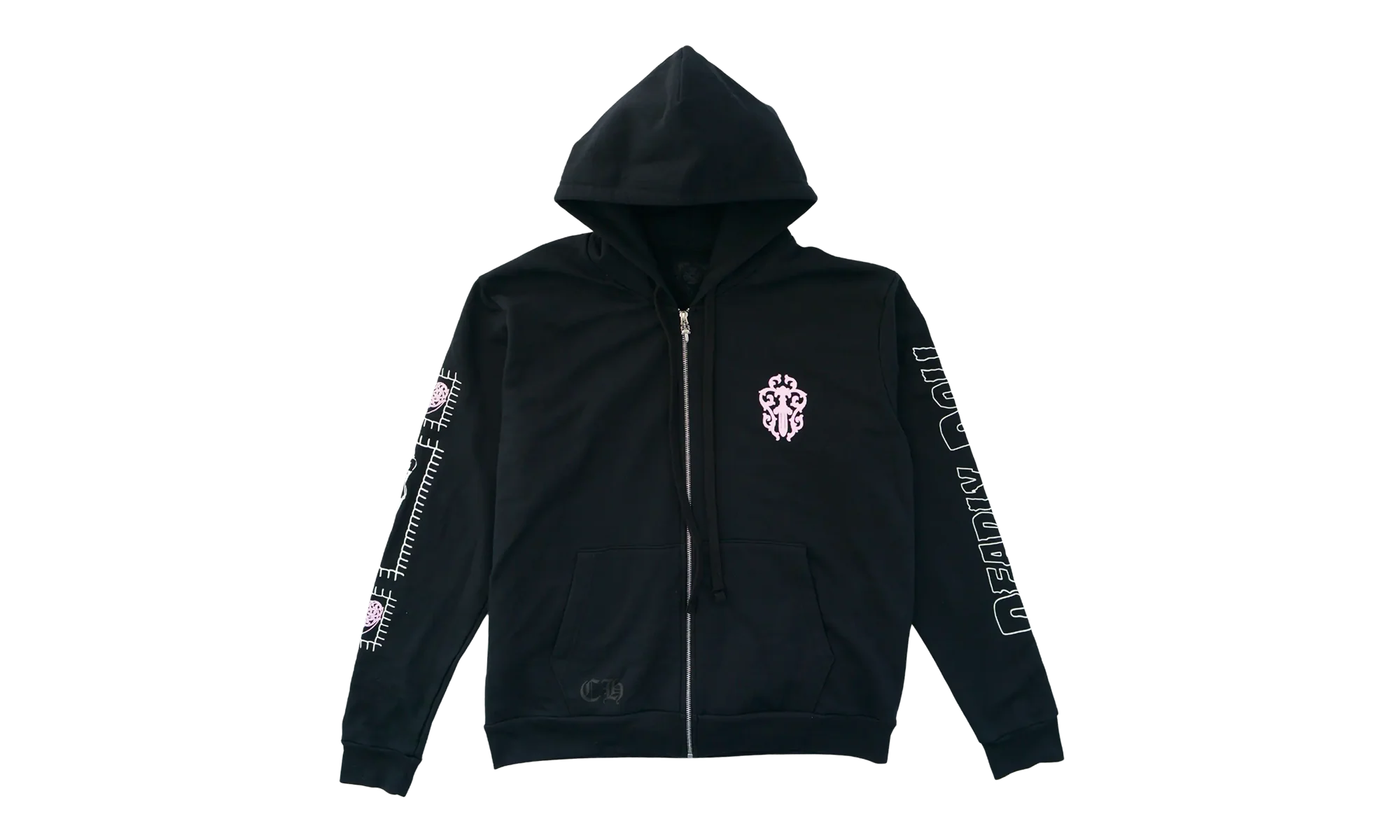 Deadly Doll Zip Up Hoodie "Black / Pink" CHRM0504
