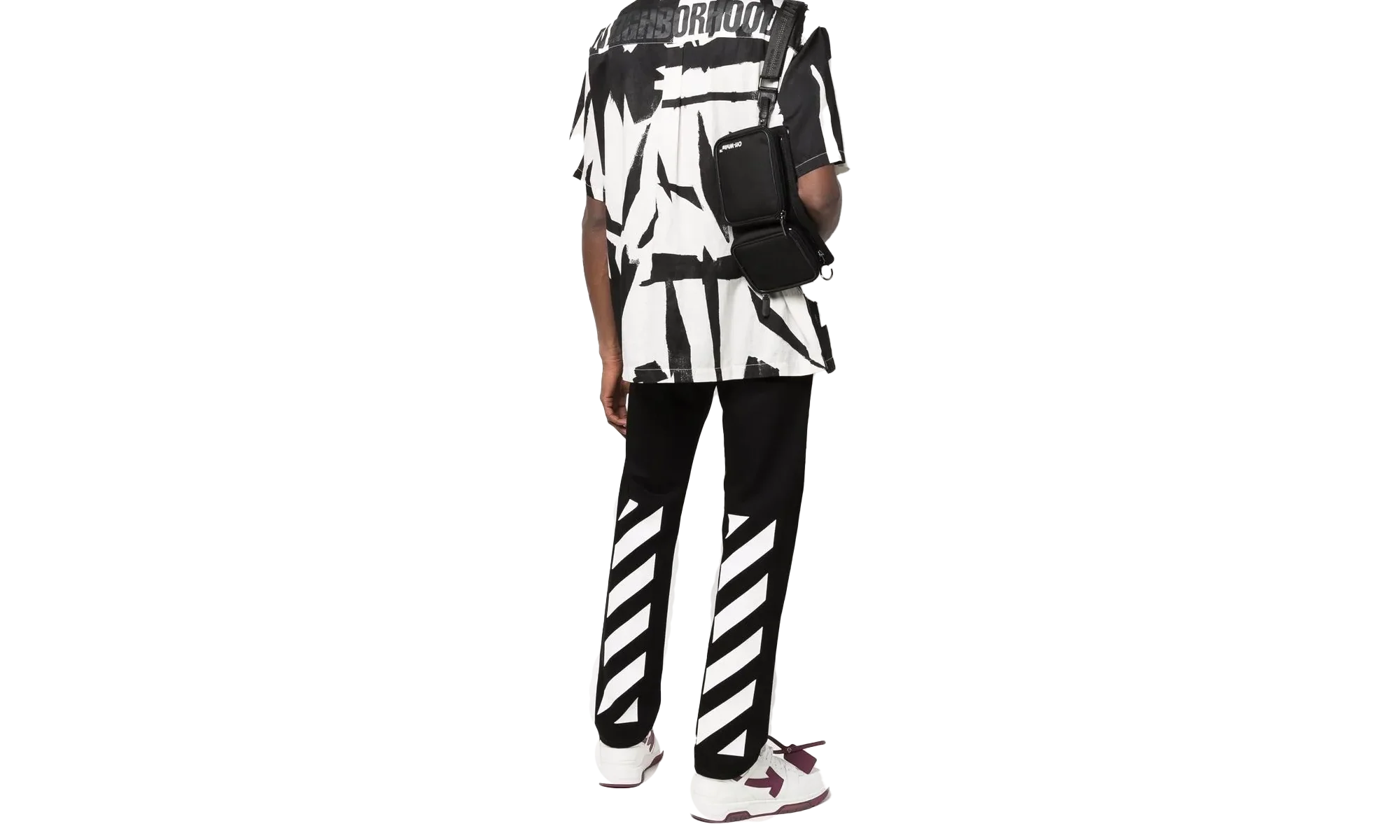 Diag Tab Slim Jeans "Black / White" OMYA102C99DEN0031001 - Image 2