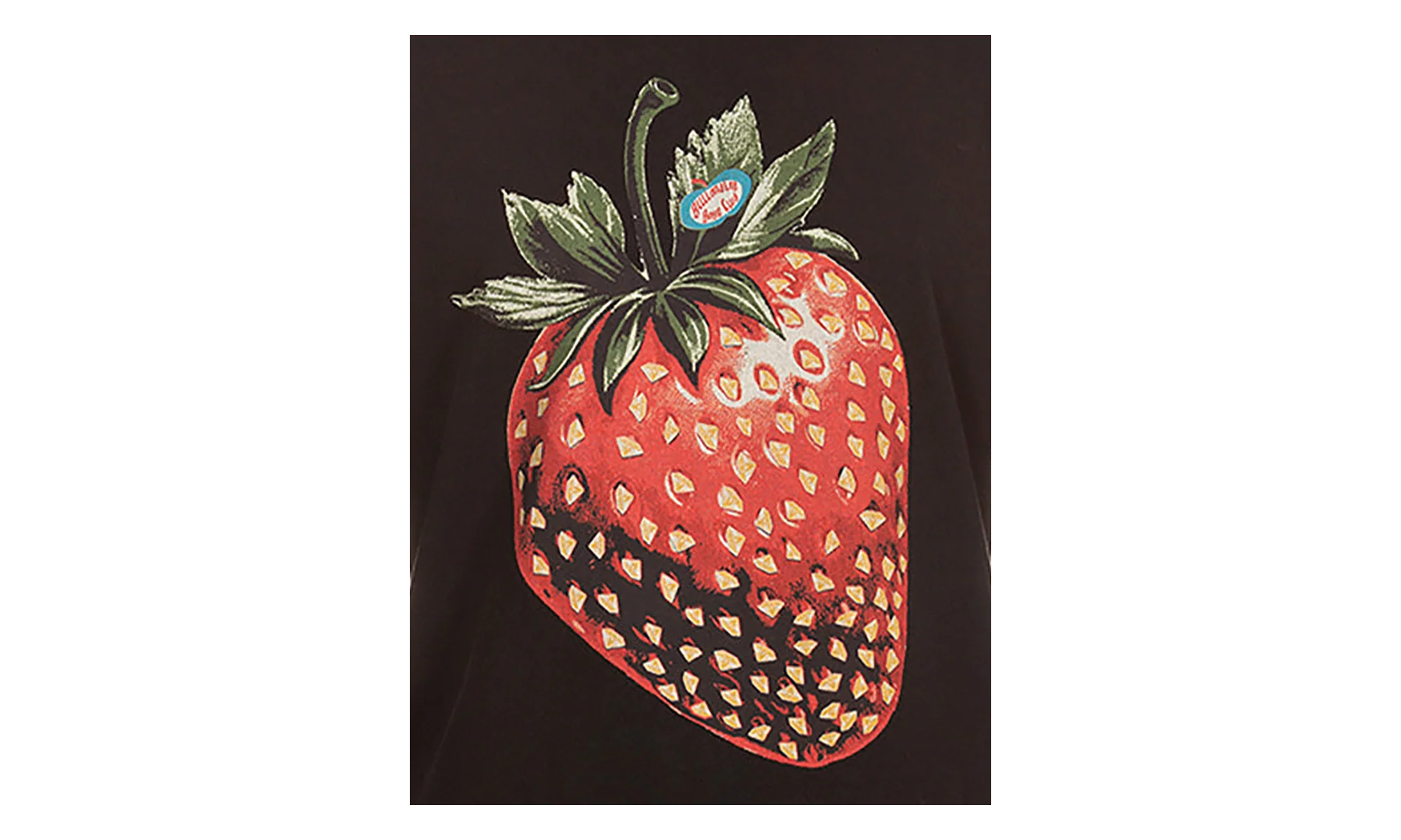 Diamond Berry SS Knit Boxy Tee "Black" 861-1316 - Image 2