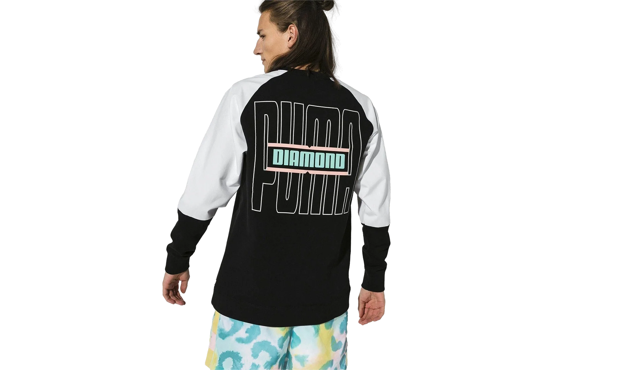 Diamond Crewneck Sweatshirt "Black" 578240 01 - Image 2