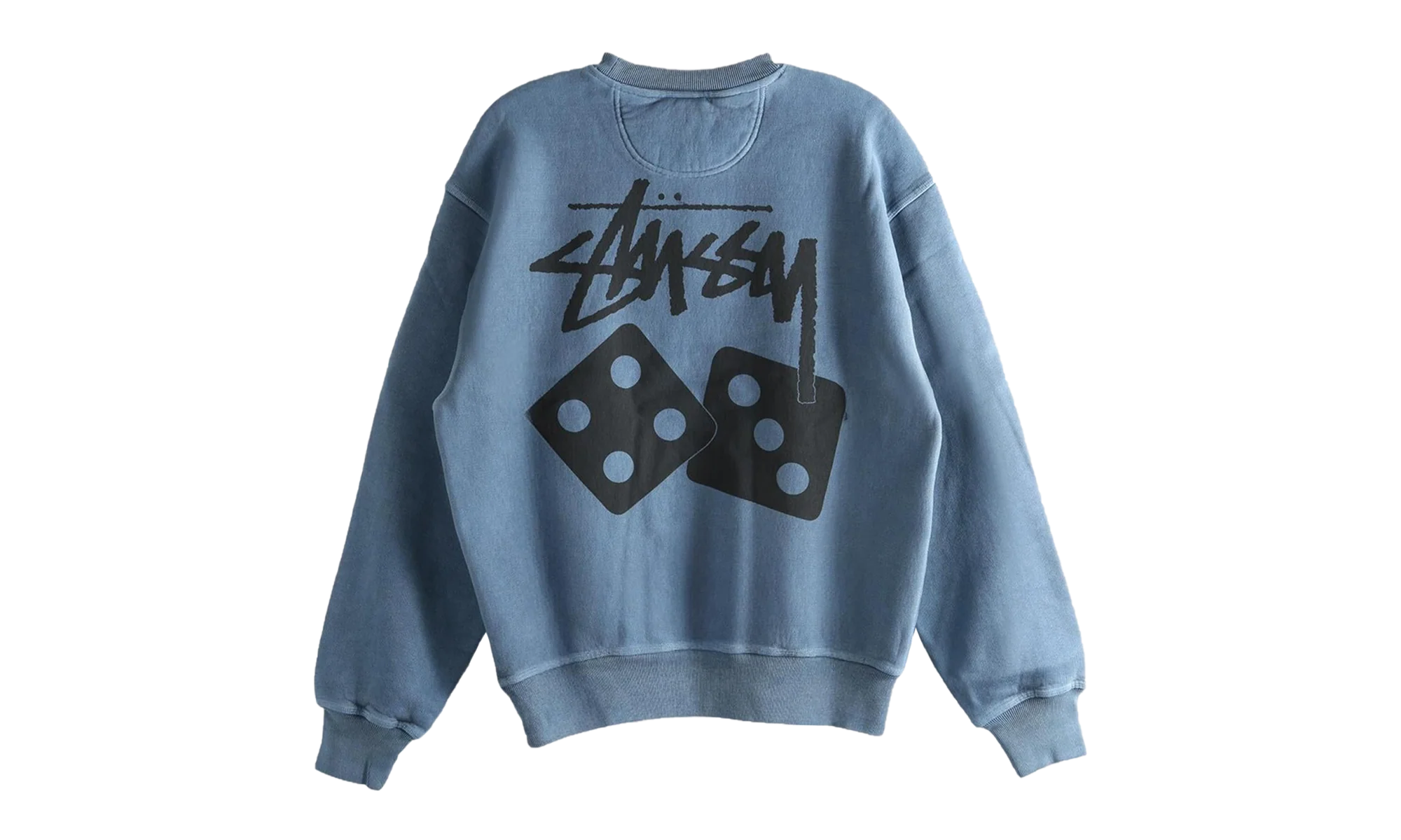 Dice Pig Dyed Crew Sweatshirt "NAVY" 1915077 NAVY - Image 2