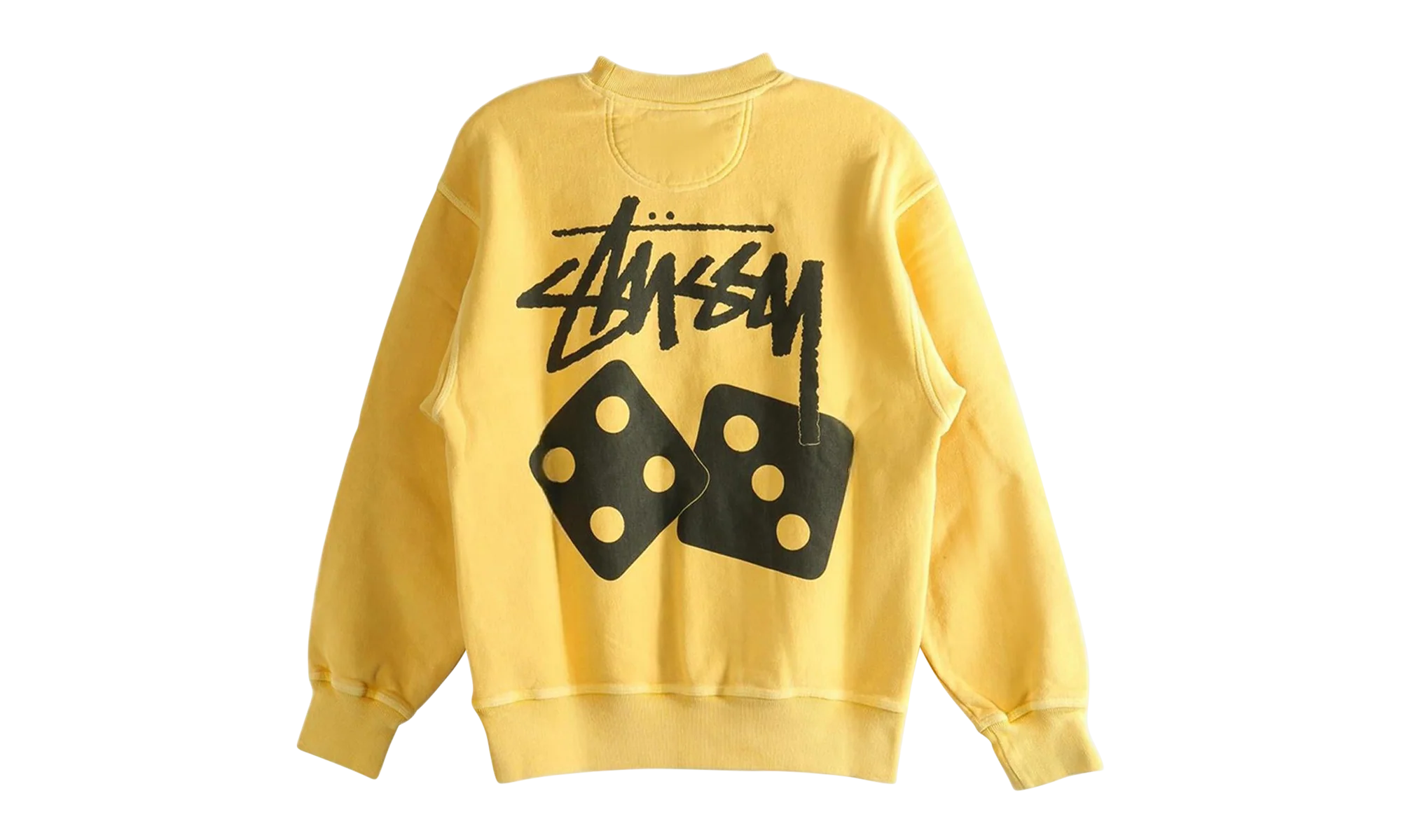 Dice Pig Dyed Crew Sweatshirt "YELLOW" 1915077 YELO - Image 2