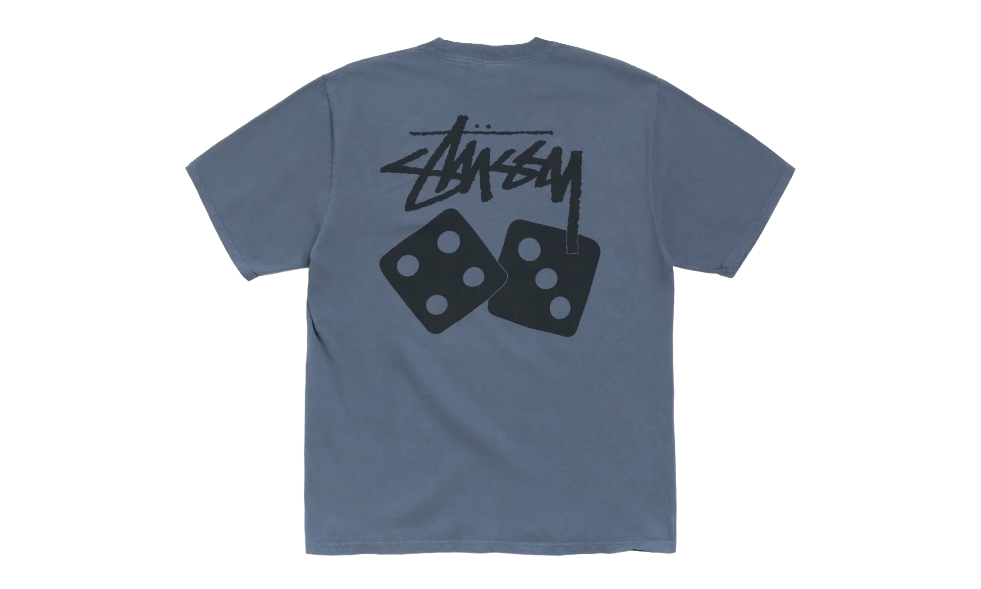 Dice Pigment Dyed Tee "Navy" STUS381 - Image 2