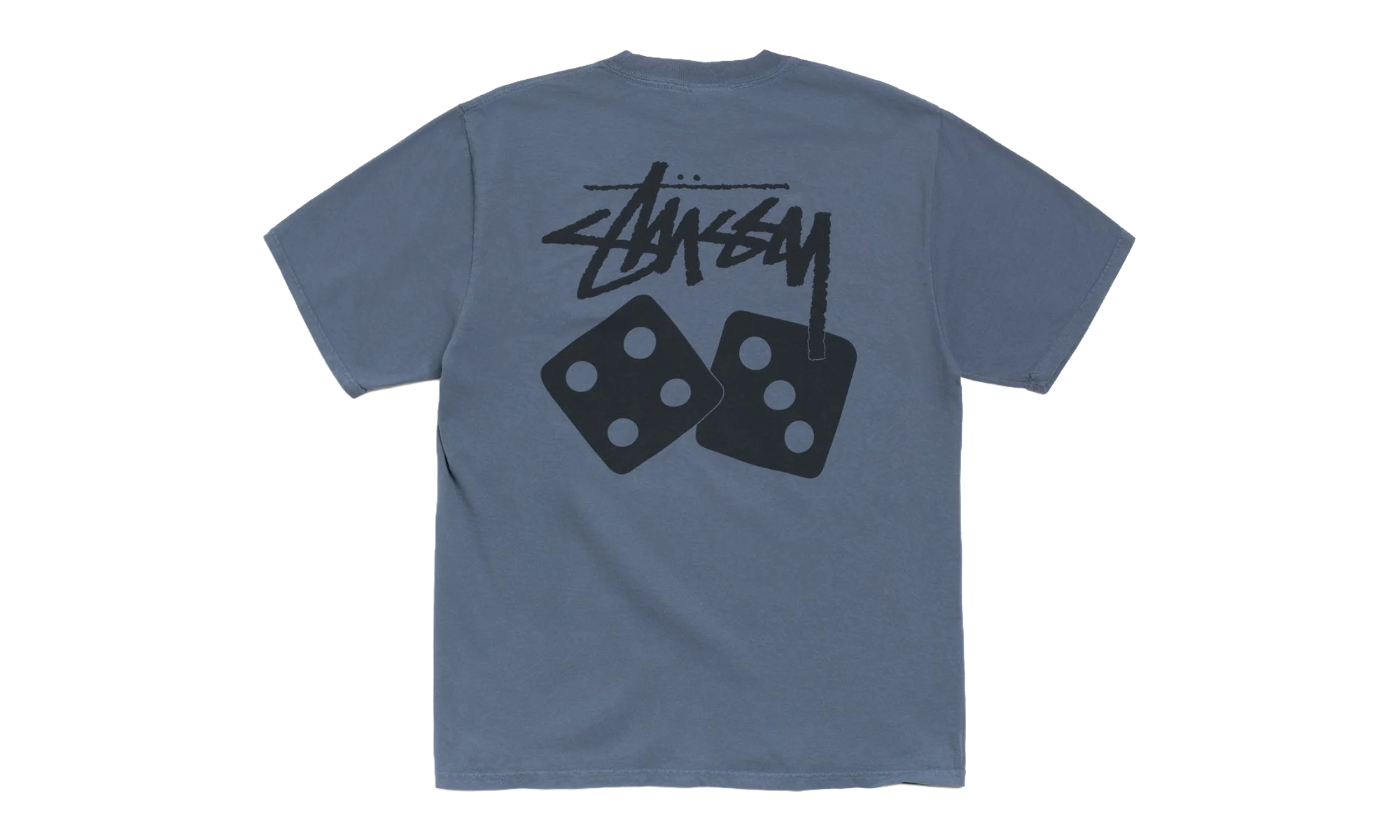 DICE TEE PIGMENT DYED "Navy" STUS400 - Image 2