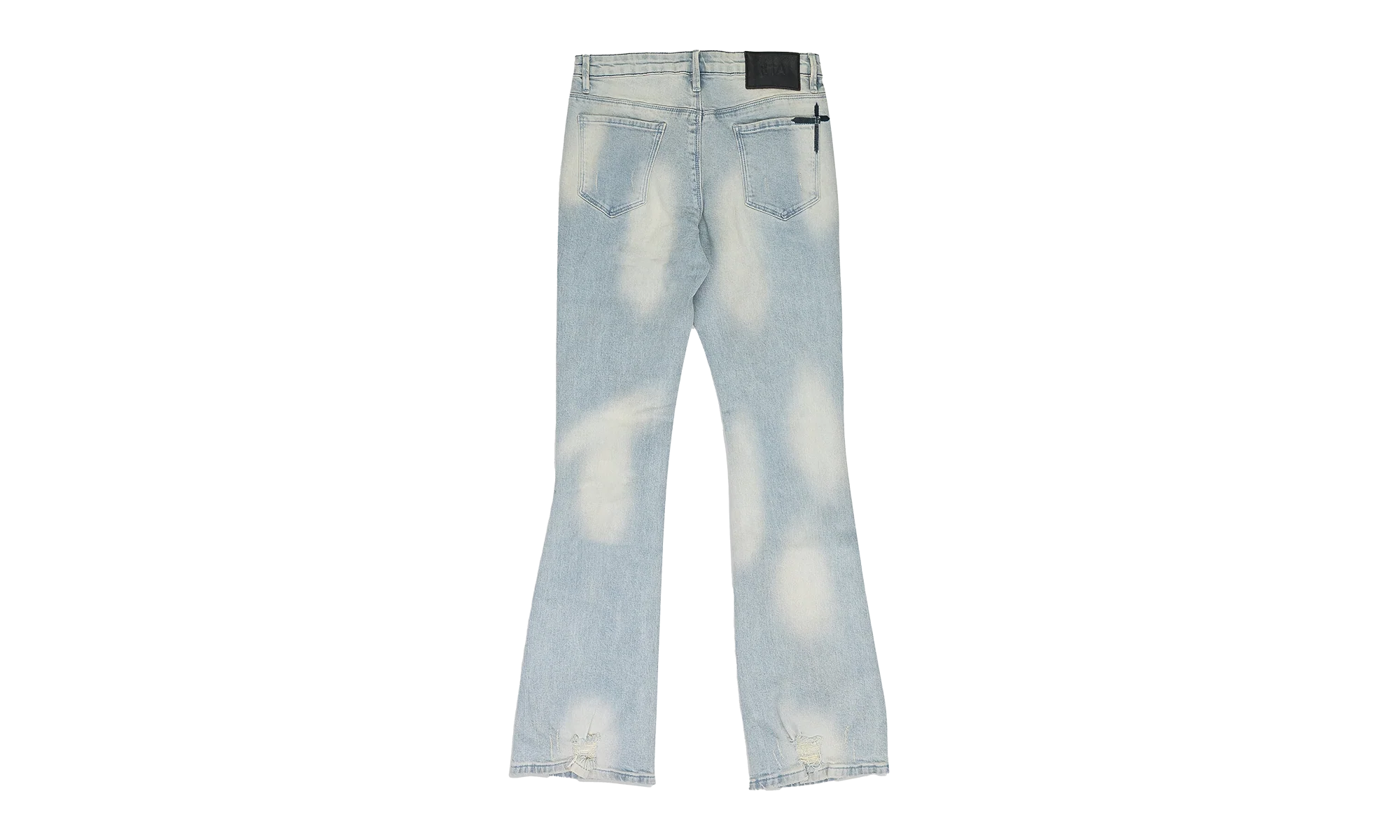 DISTRESSED SKINNY JEANS "Blue" MUDWD900 B1104BLCLD - Image 2