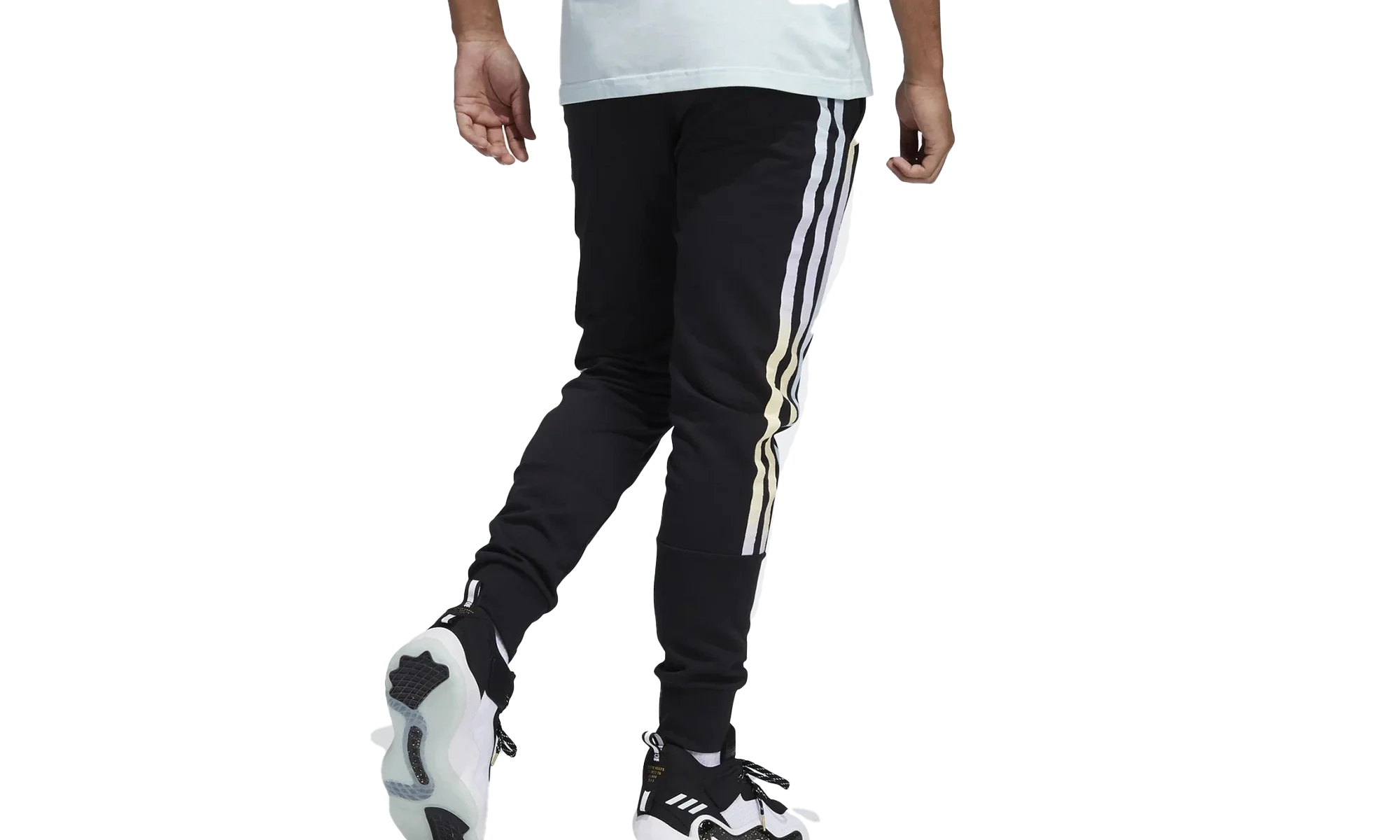 Donovan Mitchell Jogger Pants "Black" HB6766 - Image 2