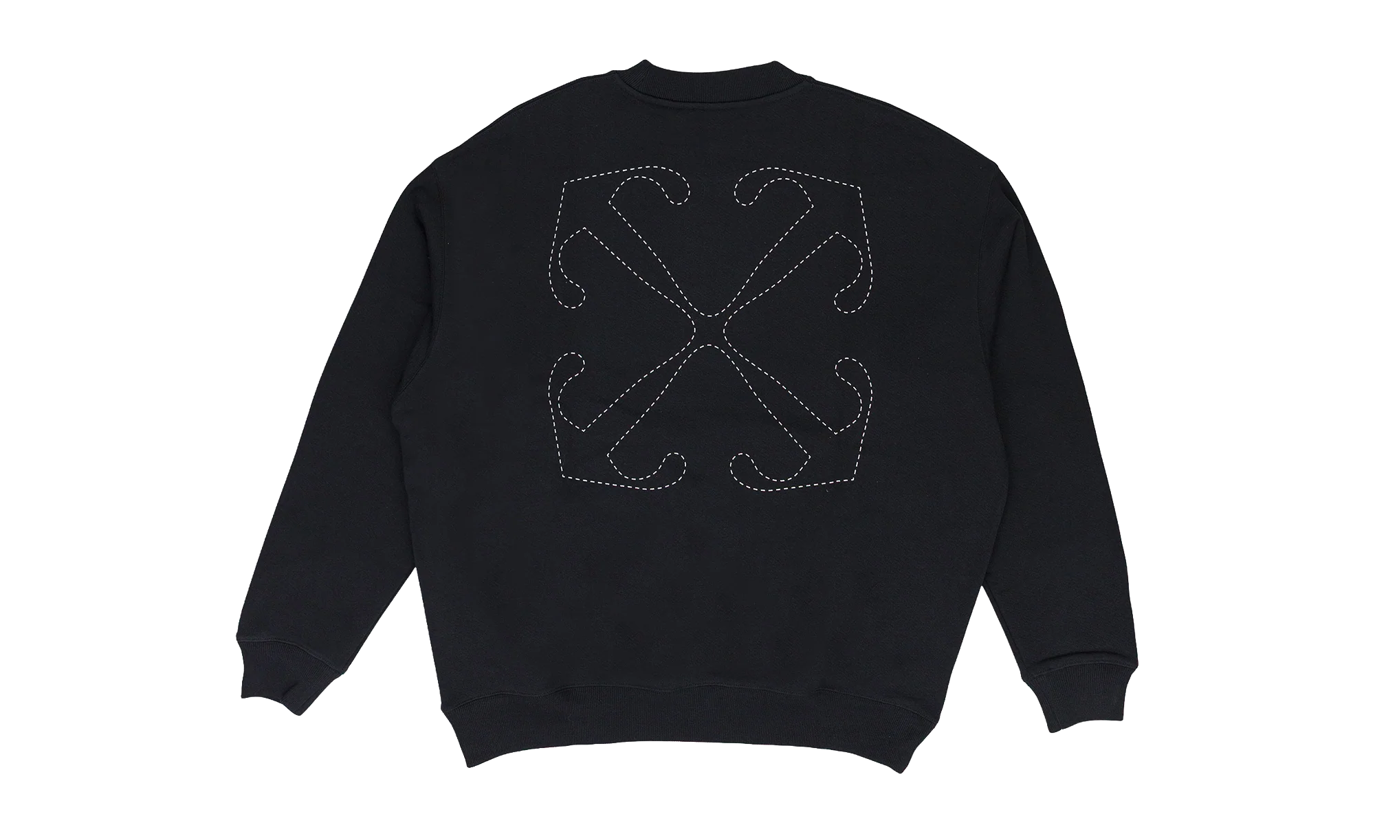 Dotted Arrow Skate Crewneck "Black" OFW MHDS 0203 - Image 2