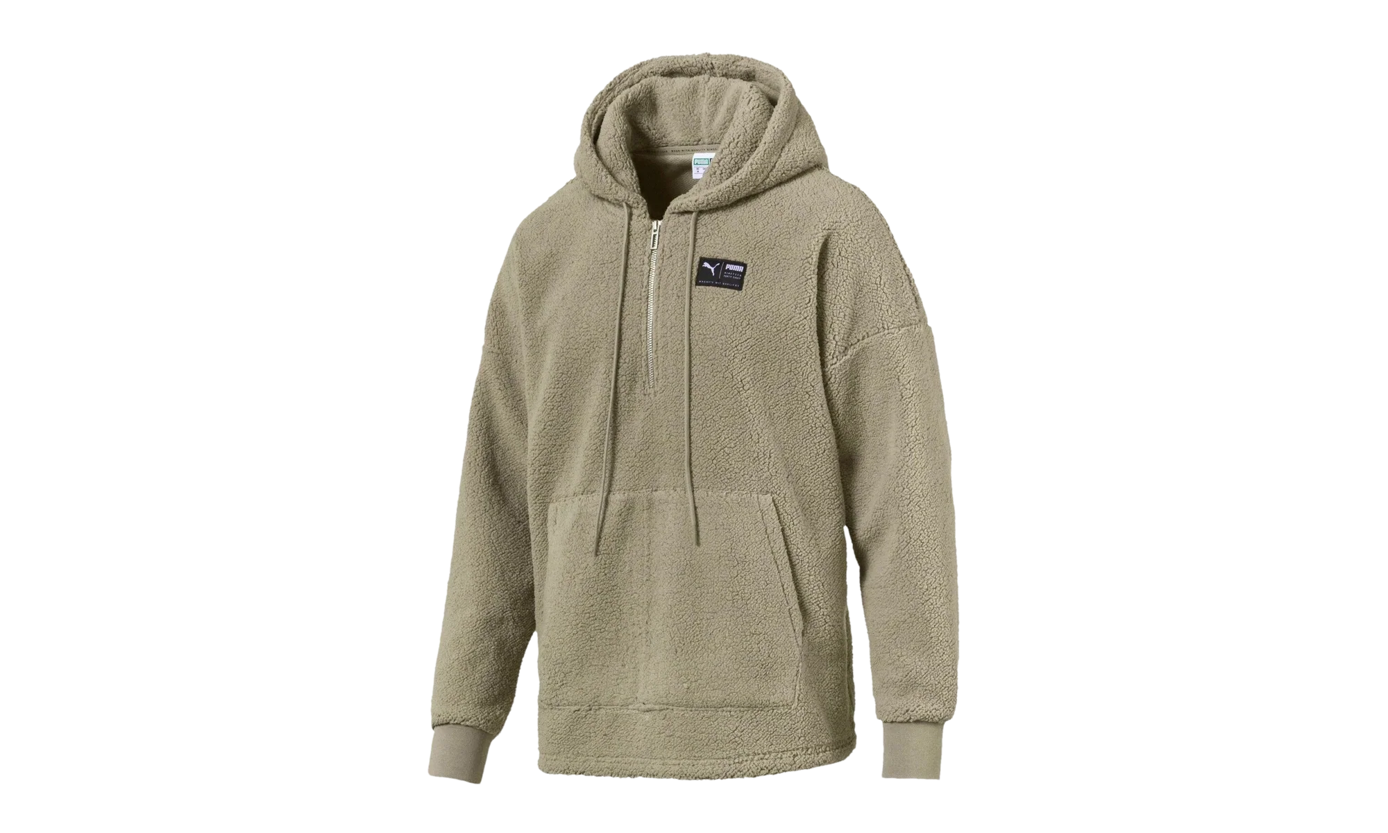 Downtown Sherpa Halfzip Hoodie "Elephant Skin" 576770 38