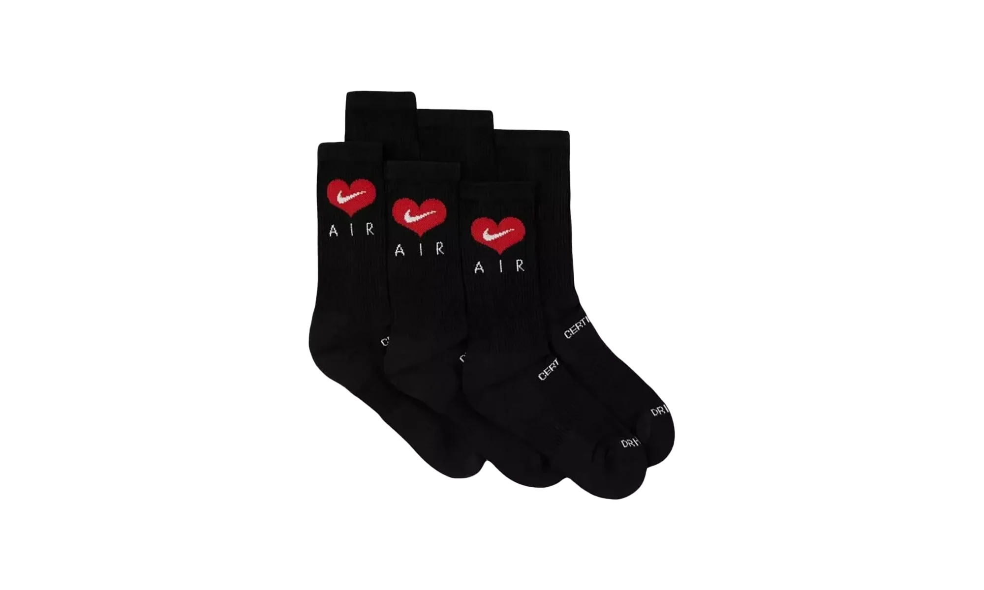 Drake Certified Lover Boy Socks "Black - 3 Pack" DH0479 010