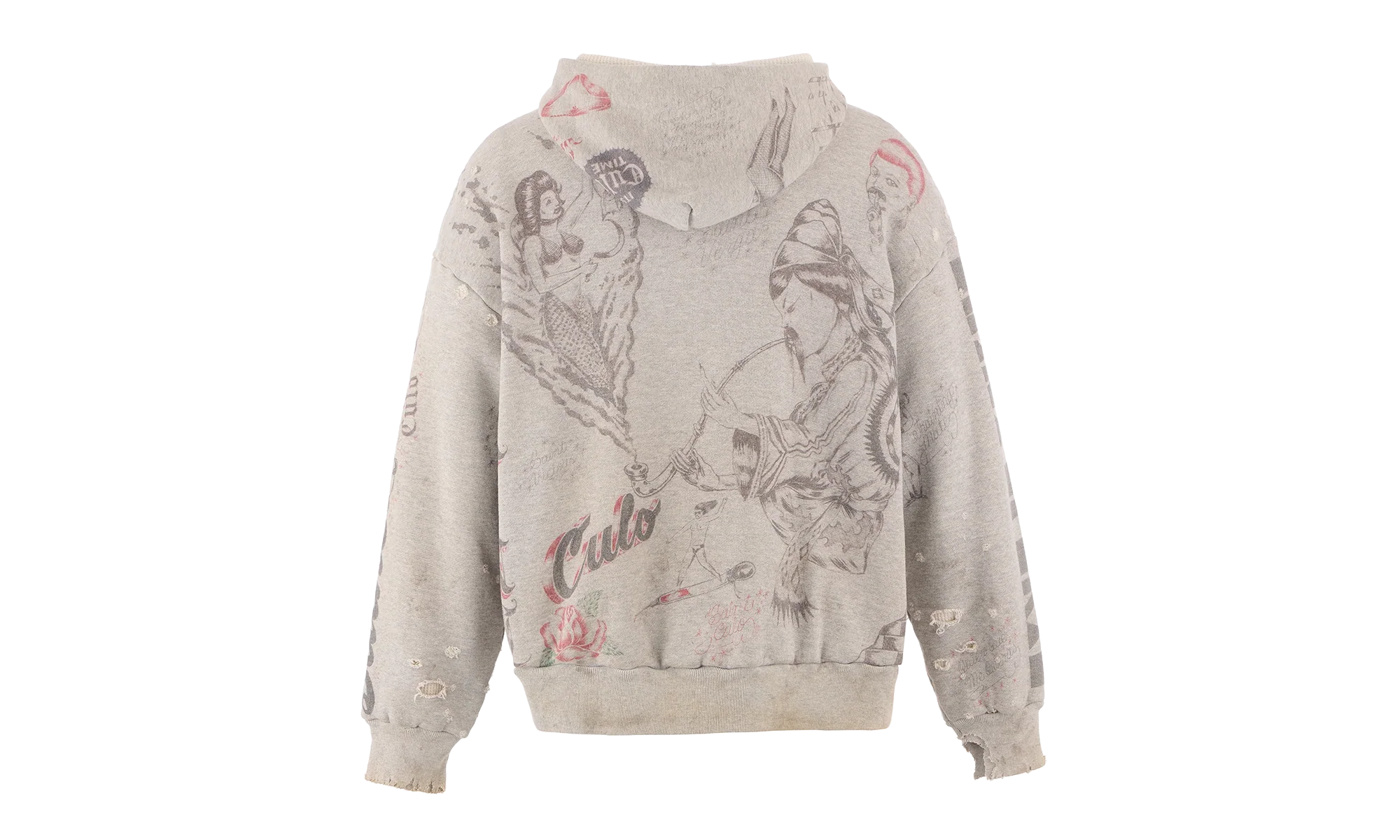 Drawings Hoodie "Alexis Ross - Grey" SM HR1 0000 C31 - Image 2