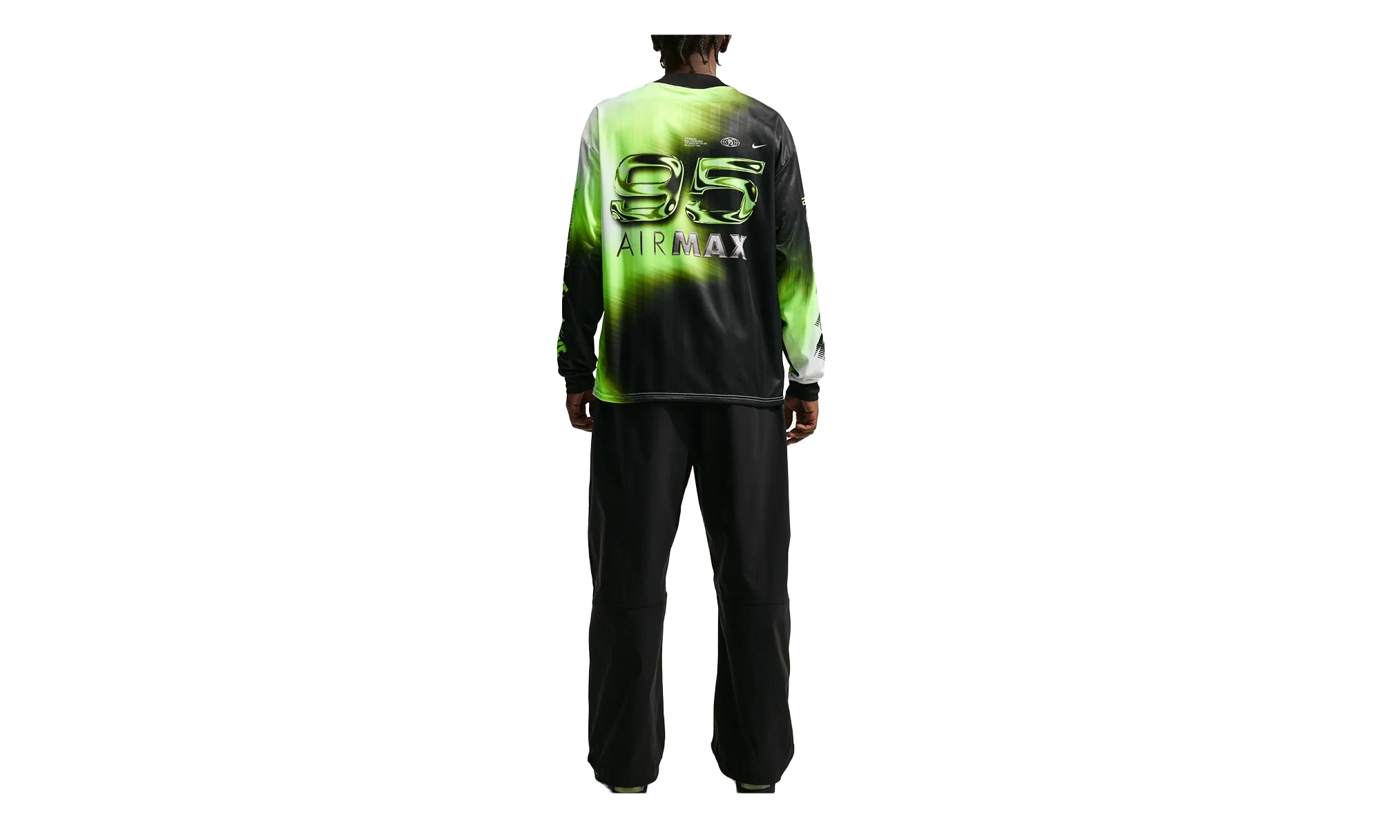 Dri-FIT Long-Sleeve Soccer Jersey "Volt/Black/White" IQ1015 702 - Image 2