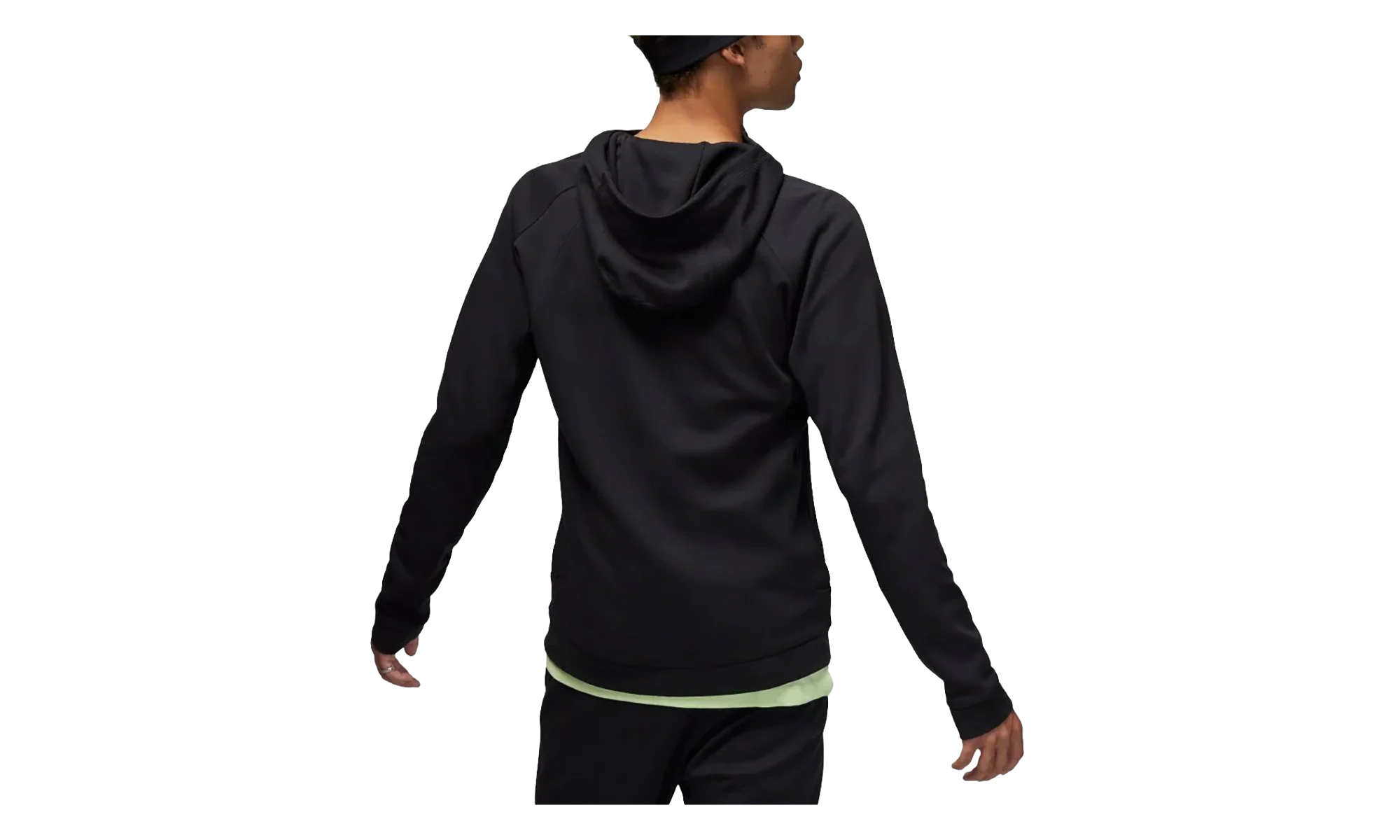 Dri-Fit Sport Air Fleece Full-Zip Hoodie "Black / Black" DV9783 010 - Image 2