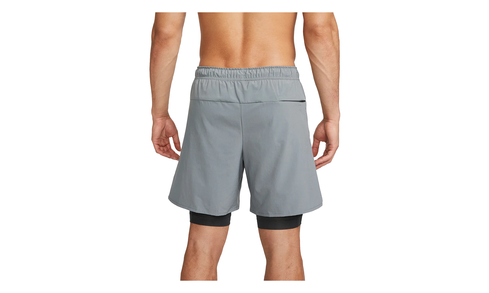 Dri-FIT Unlined Fitness 2 in 1 7" Shorts "Smoke Grey / Dark Smoke Grey" DV9334 084 - Image 2