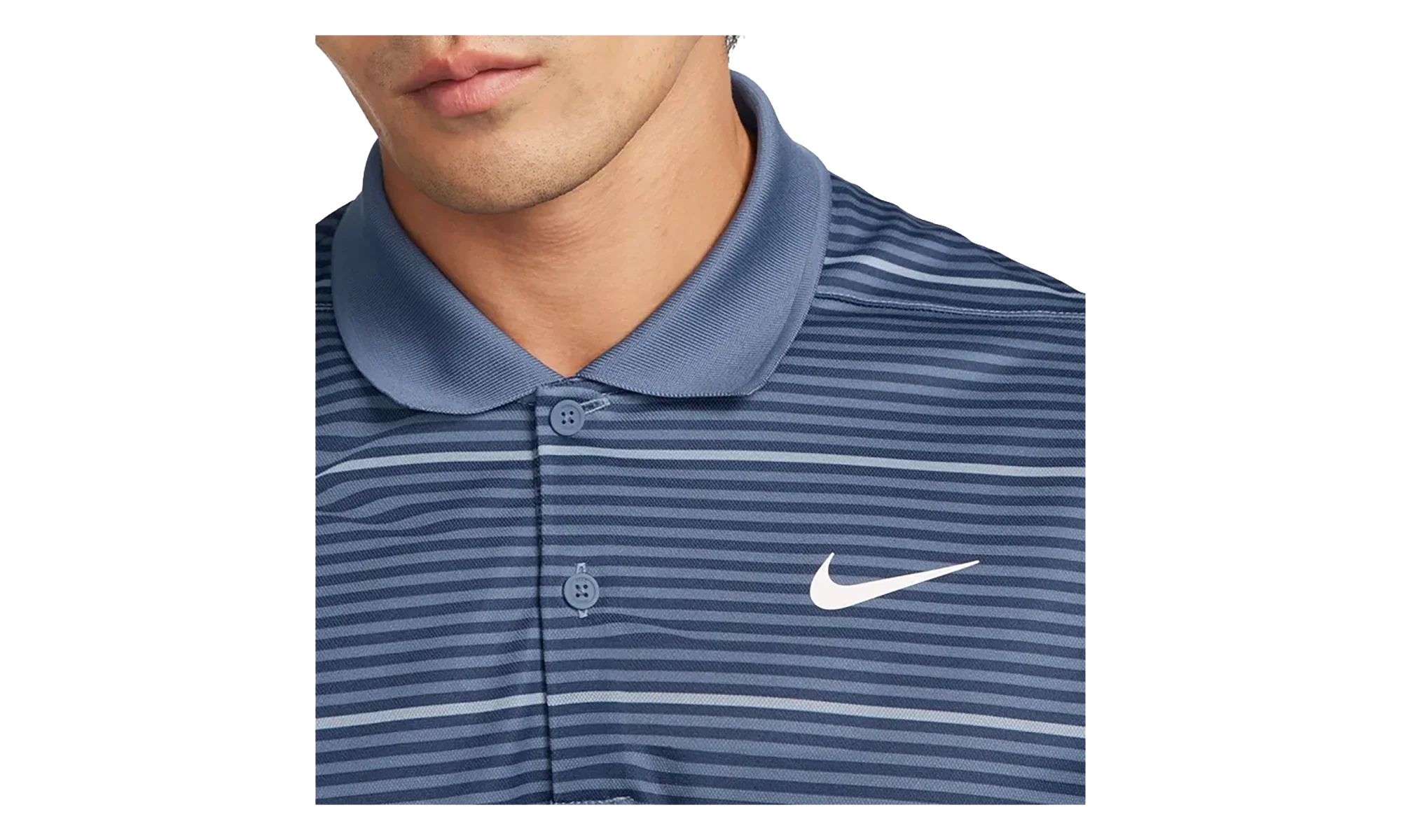 Dri-FIT Victory+ Polo Ripple "Blue / Obsidian" FD5829 410 - Image 2