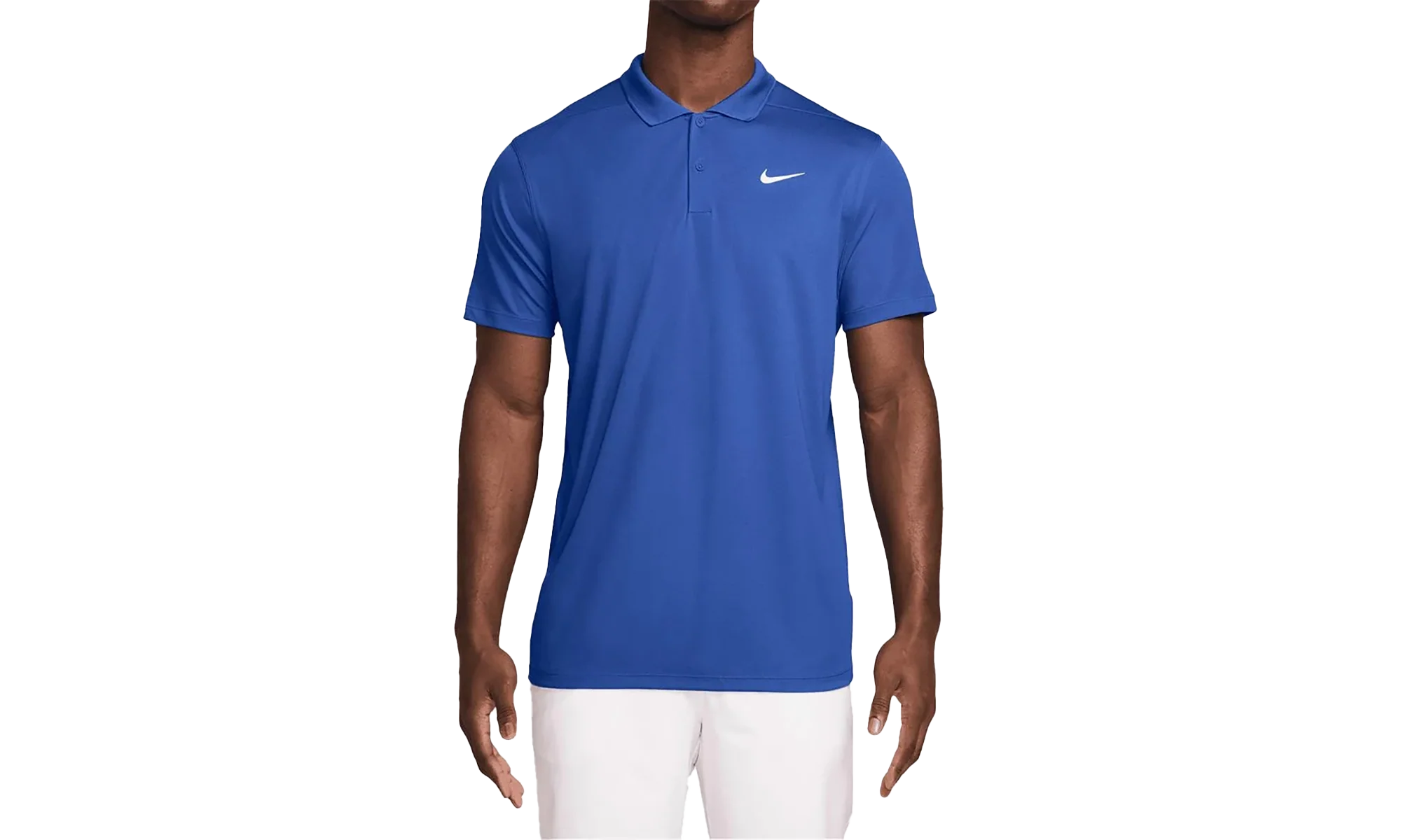 Dri-FIT Victory Solid Polo "Game Royal / White" DH0822 480