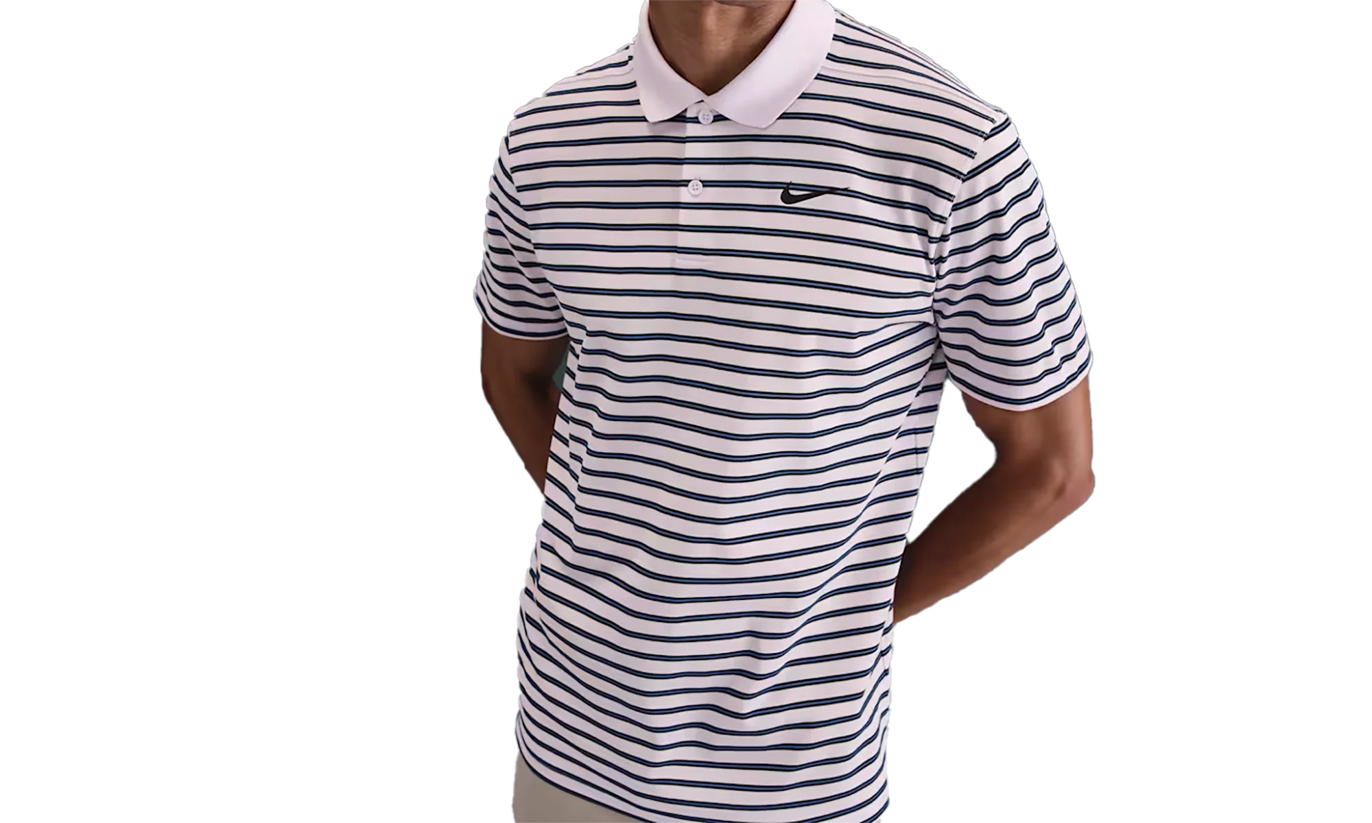 Dri-FIT Victory Stripe Polo "Barely Grape / Black" DH0829 516 - Image 2