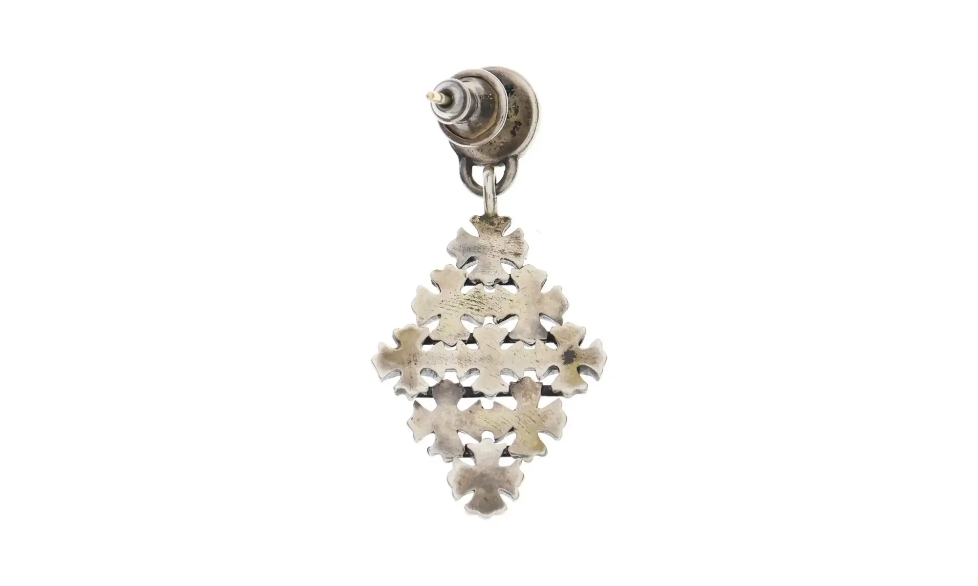 Drop Chainmail Plus Earring "Single Earring - Silver" CHRM0667 - Image 2