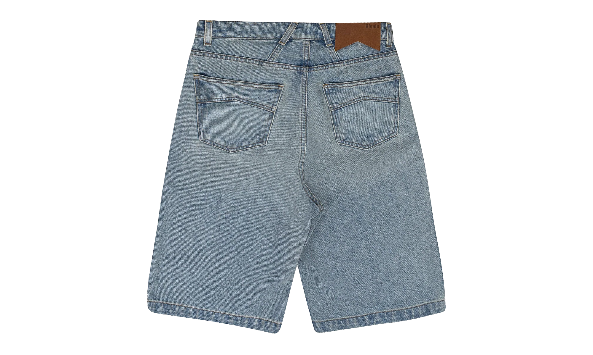 Drop Crotch Denim Shorts "Indigo" RHSS24SH20012305 LIG - Image 2
