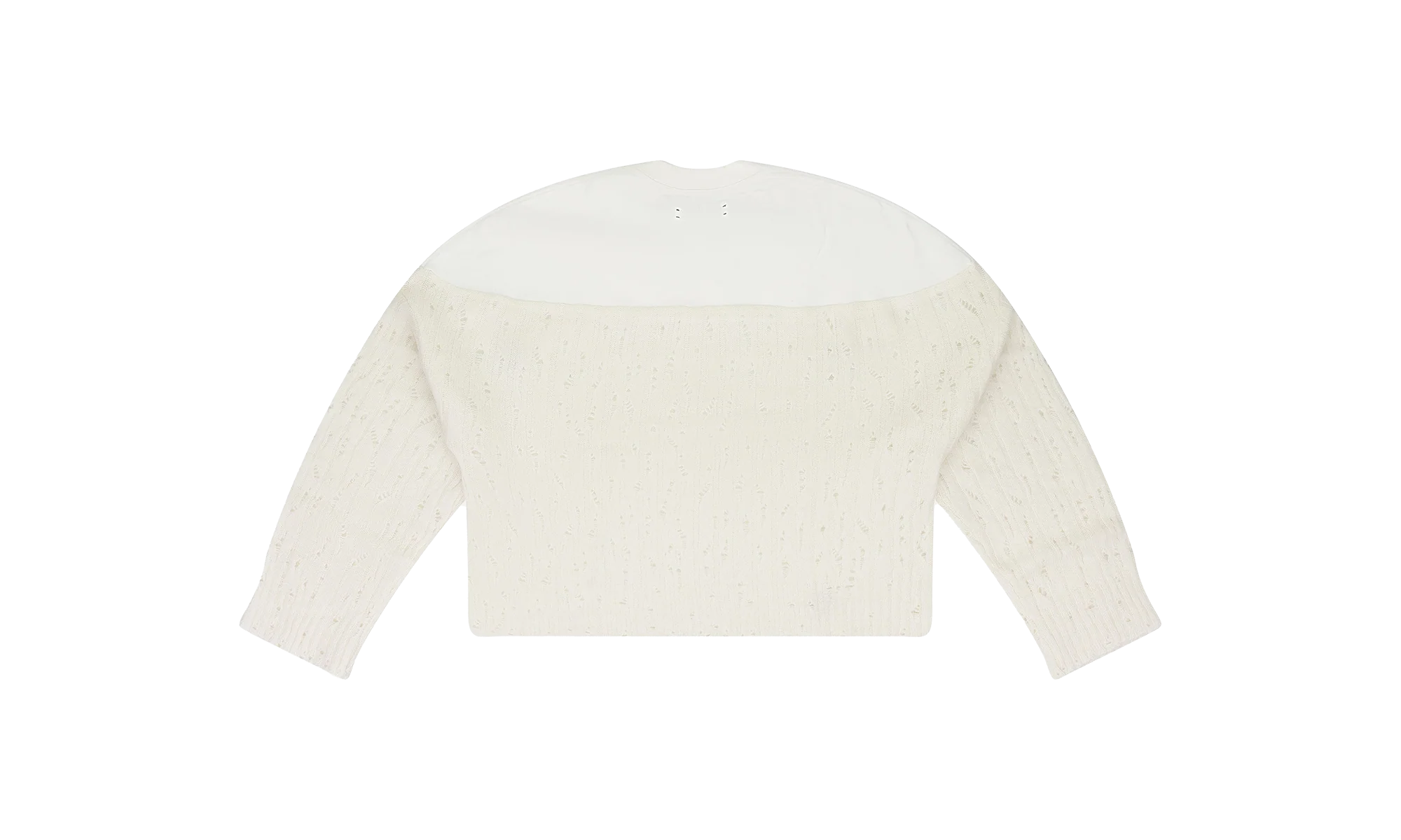 Drop Needle Crewneck Wmns "Cream" PS22WKL005_ALABASTER - Image 2