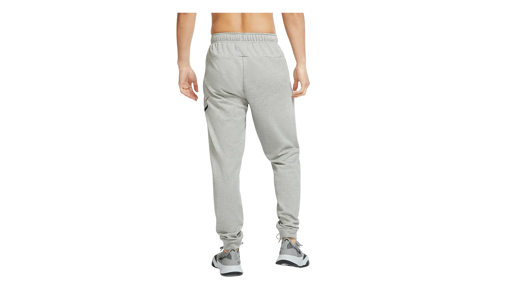 Dry Graphic Dri-FIT Taper Fitness Trousers "Dark Grey Heather / Black" CU6775 063 - Image 2