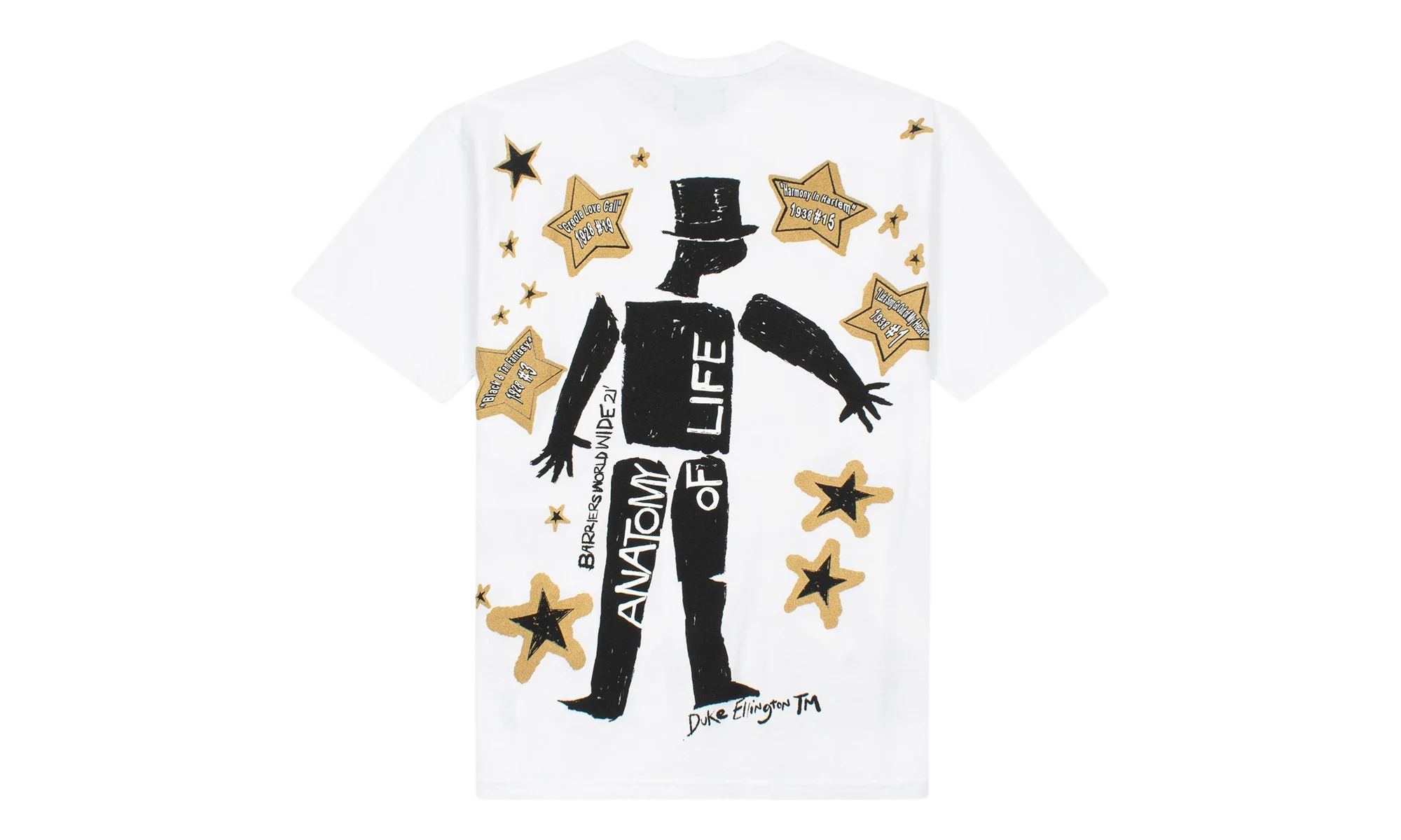 Duke Ellington Tee "White" BAR38 - Image 2