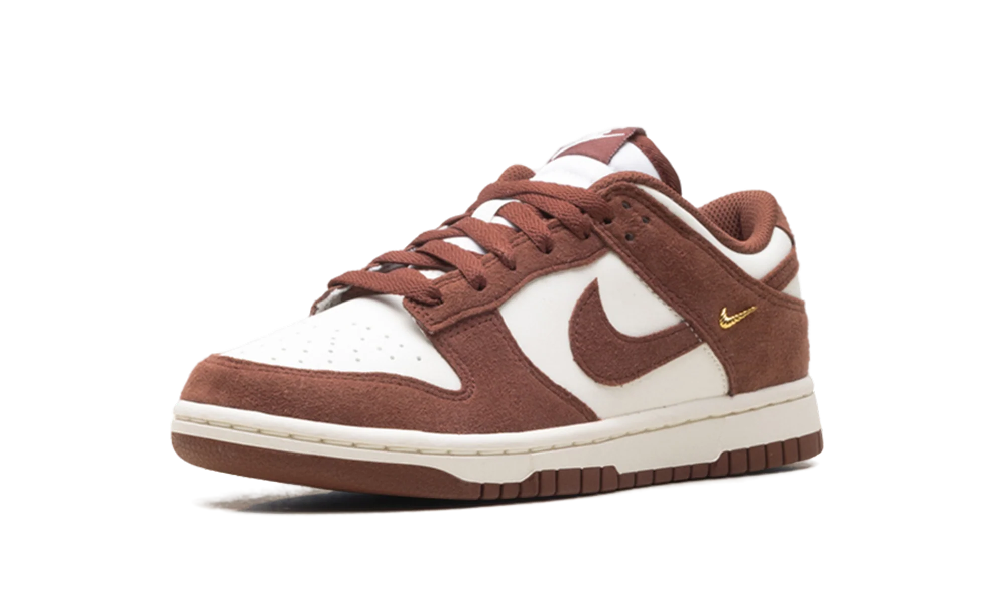 Dunk Low WMNS "Red Sepia Gold Mini Swoosh" IB4417 104 - Image 4