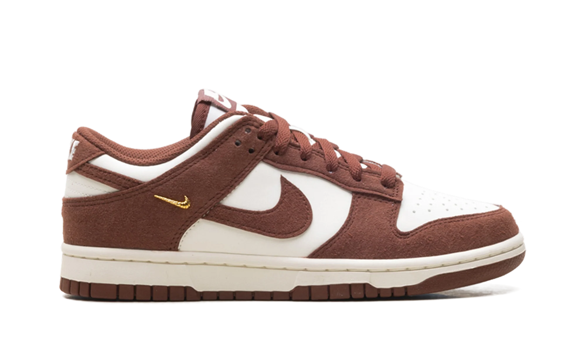 Dunk Low WMNS "Red Sepia Gold Mini Swoosh" IB4417 104 - Image 6