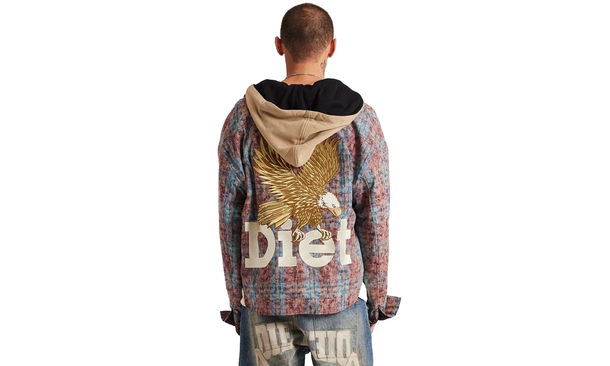Eagle Hooded Flannel "Acid Wash" DSM HOL2501 015 - Image 2