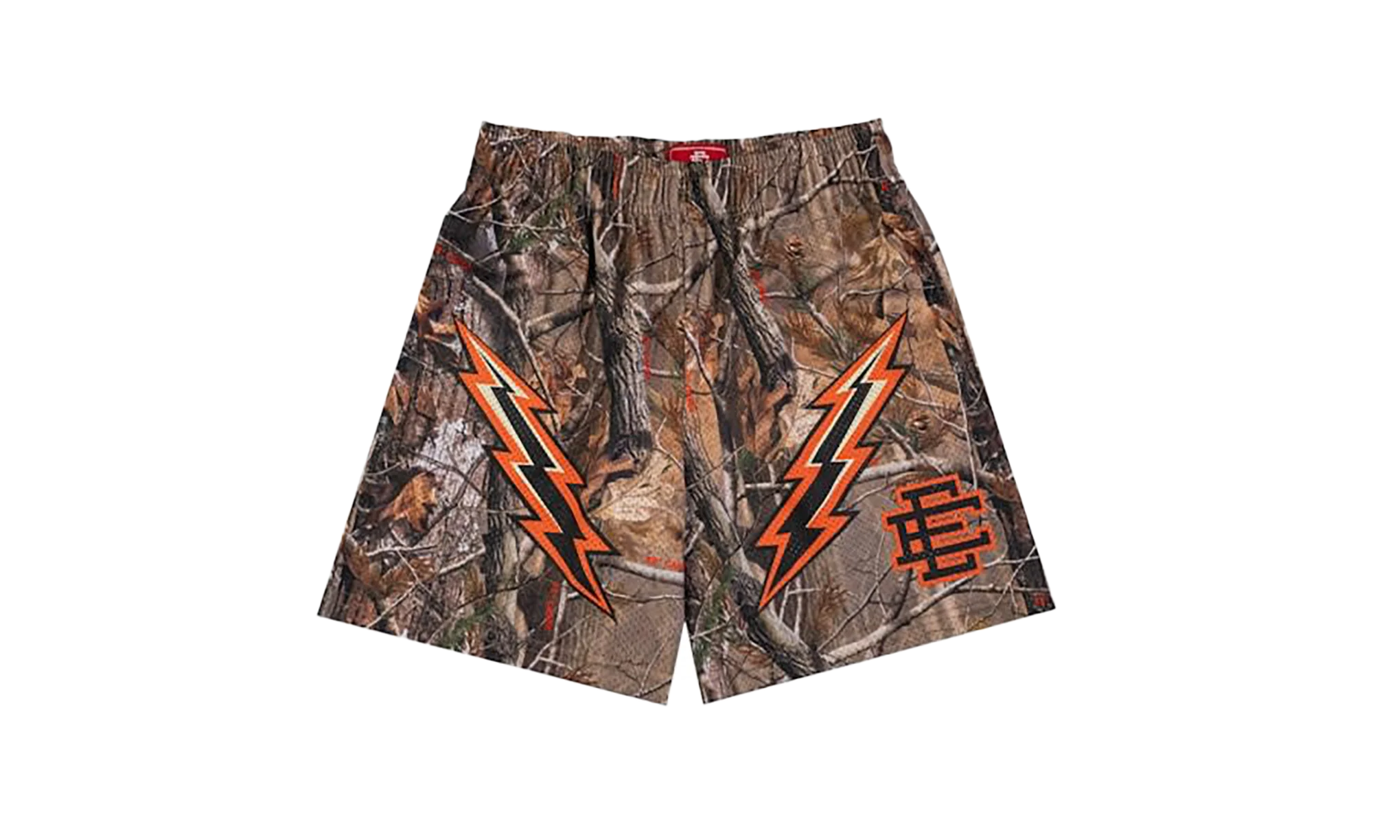 EE Basic Shorts "Tree Camo Orange Bolt" EE103