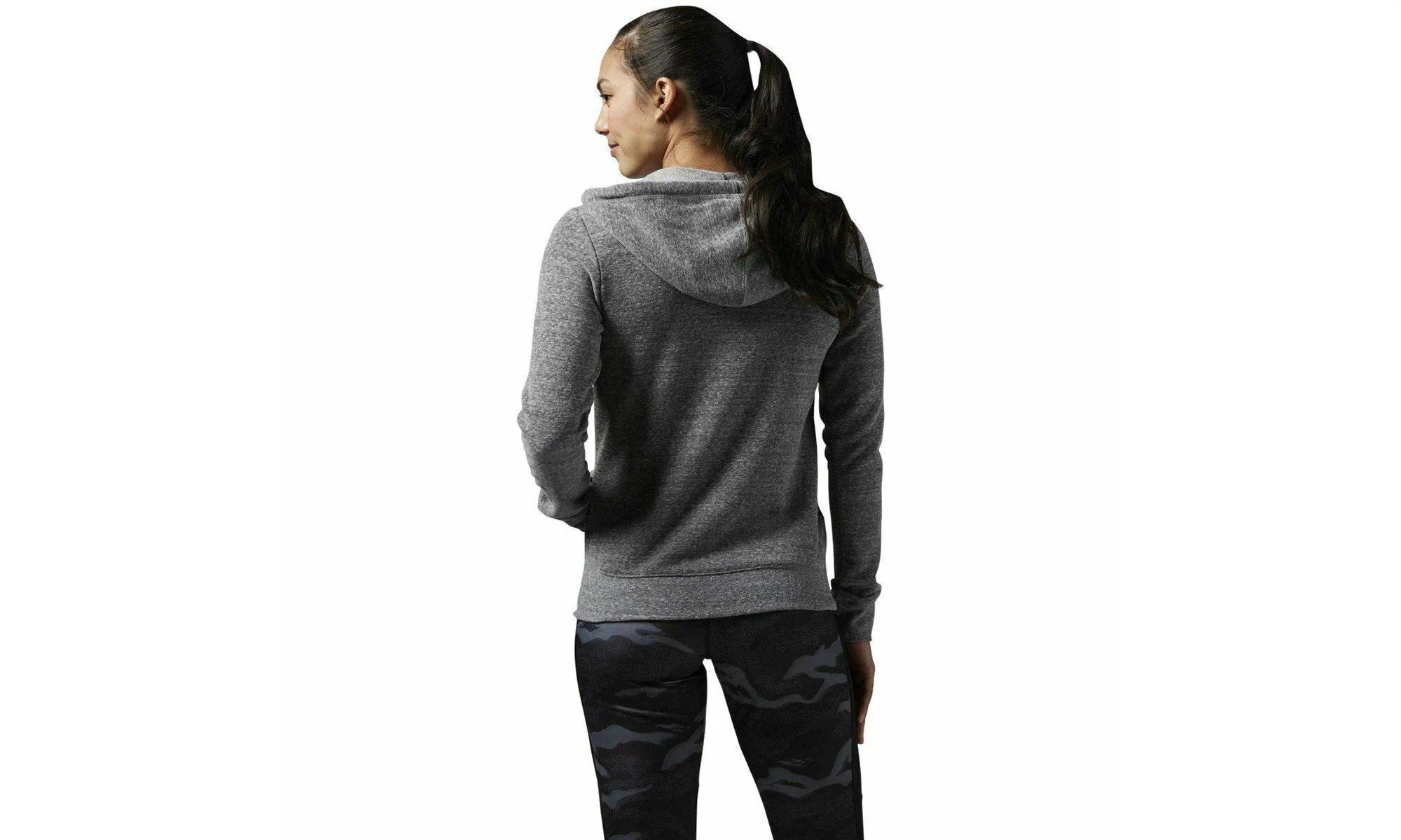 Elements Full Zip Big Logo Hoody WMNS "Grey" AJ2806 - Image 2