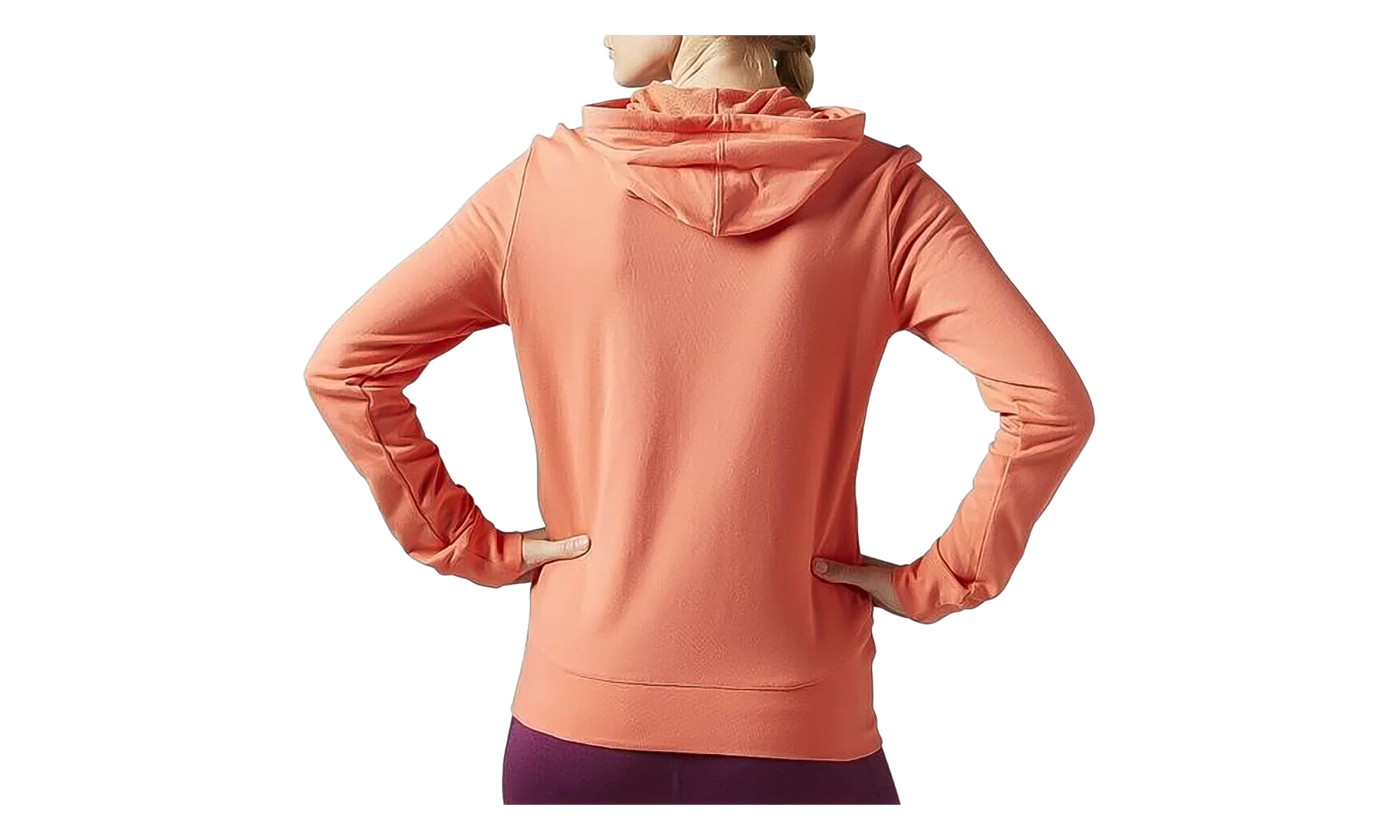 Elements Full Zip Hoodie WMNS "Fire Coral" BK6508 - Image 2