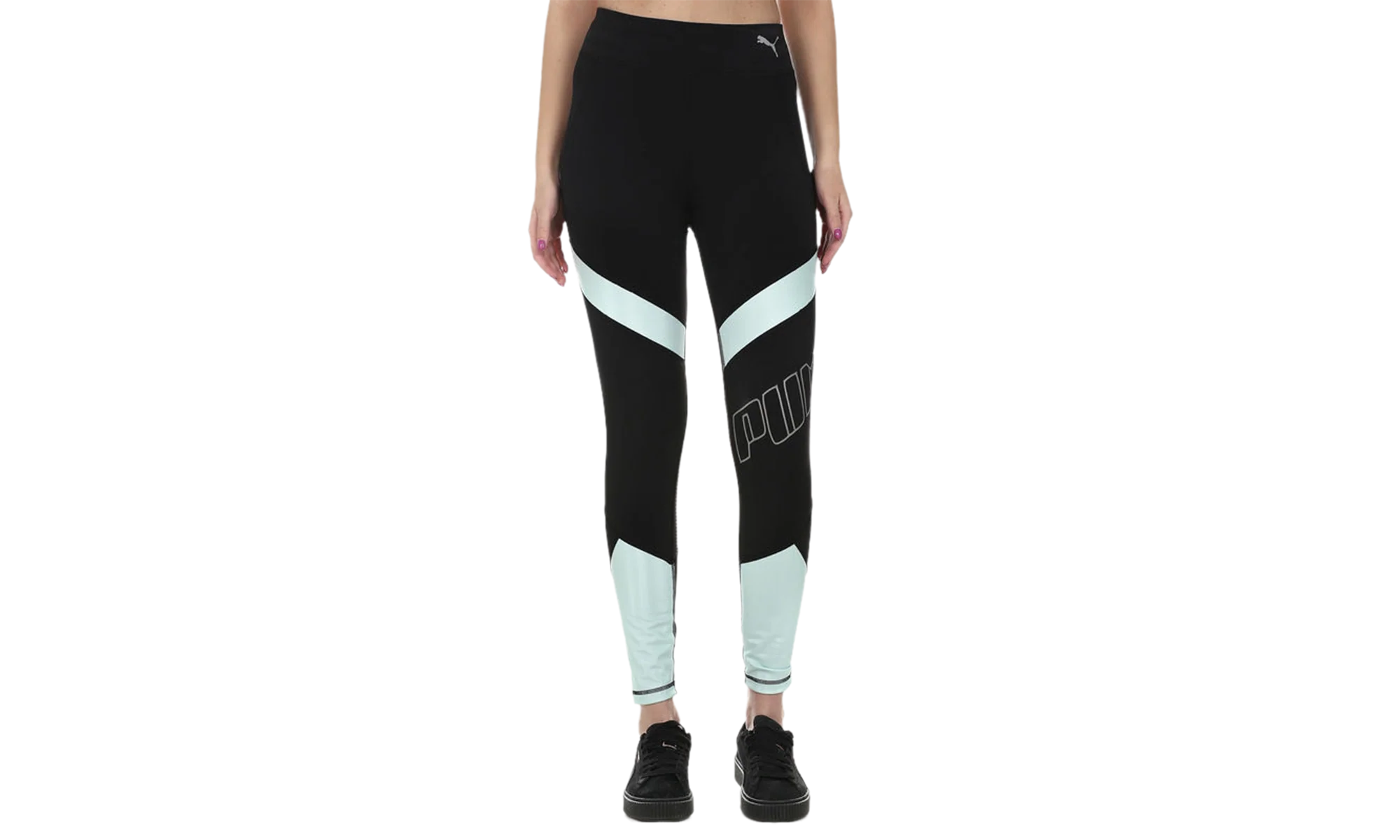 ELITE SPEED TIGHT WMNS "Puma Black / Fair Aqua" 517443 04
