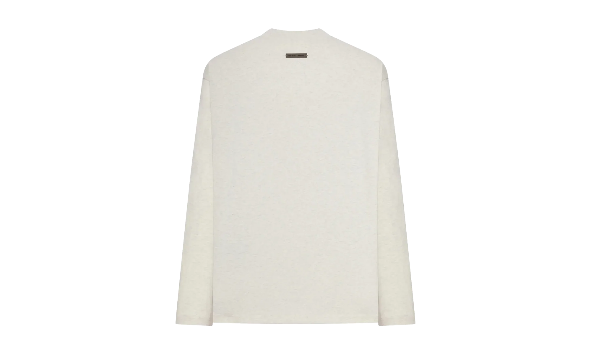 Embroidered Classic Long Sleeve Tee "Oatmeal Heather" 125HO254202F - Image 2
