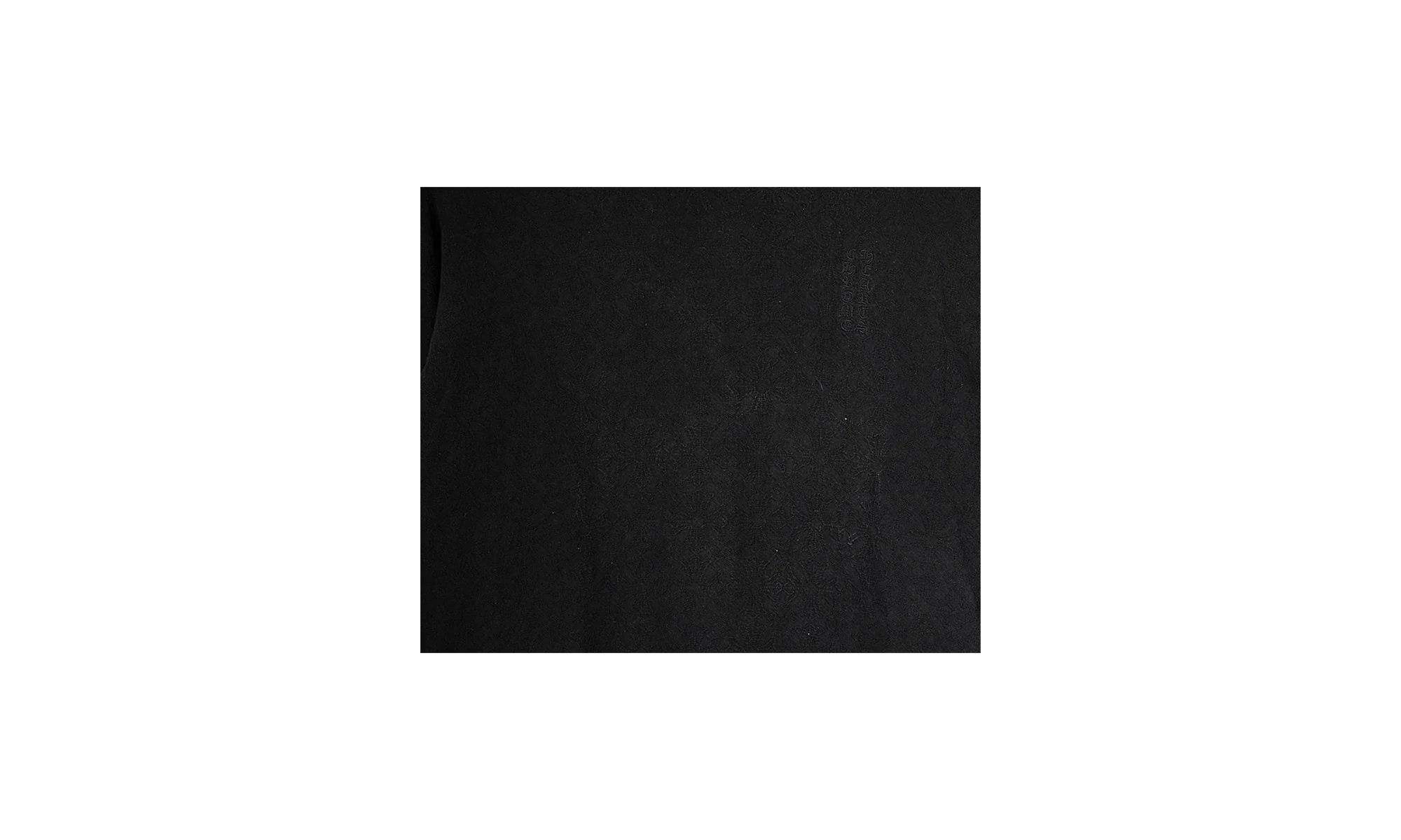 Embroidered Vertical Logo Jacquard Crewneck "Black" CHRM0480 - Image 2