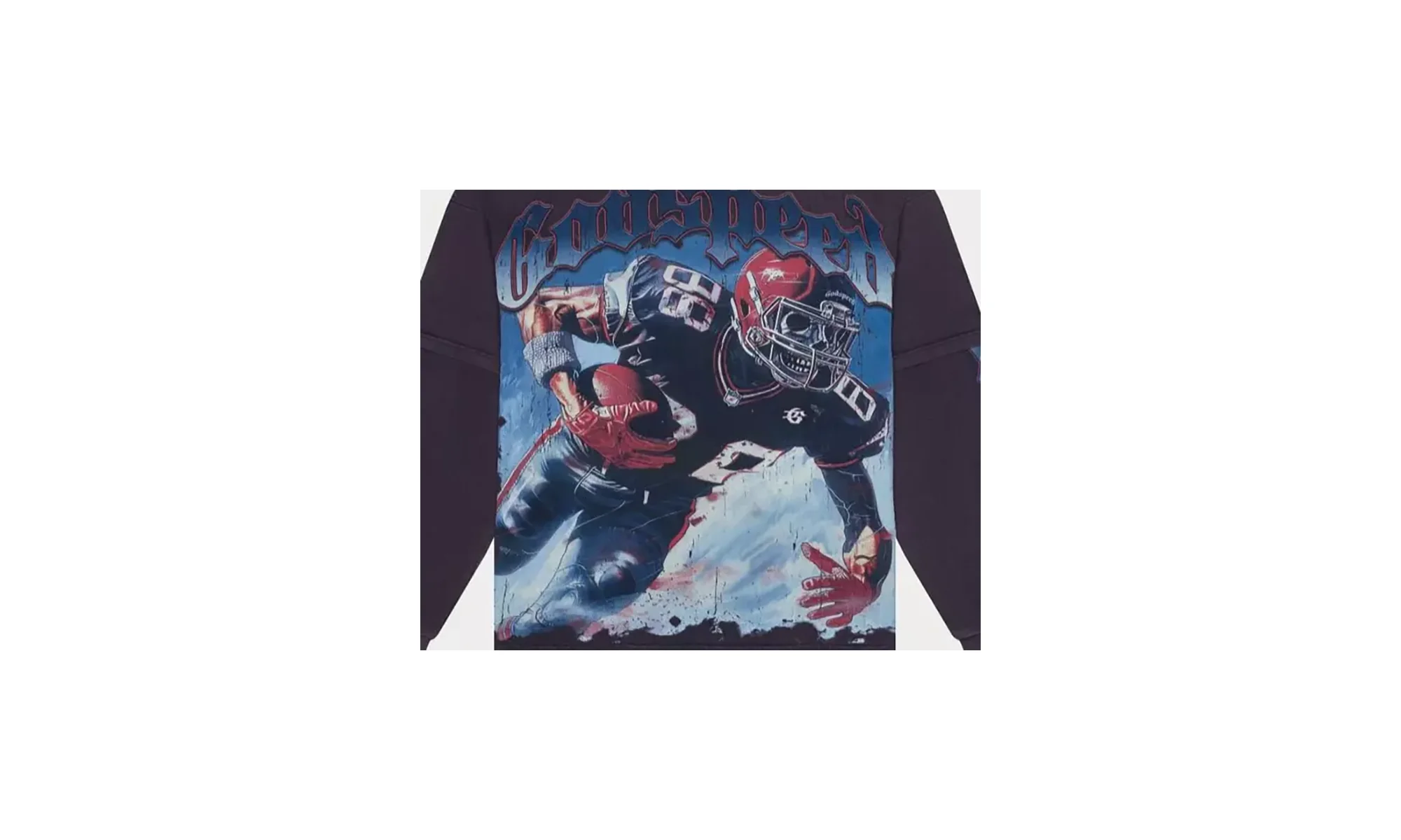 Endzone Dual Layered T-shirt "Navy Wash" 6R7UWRBP - Image 2