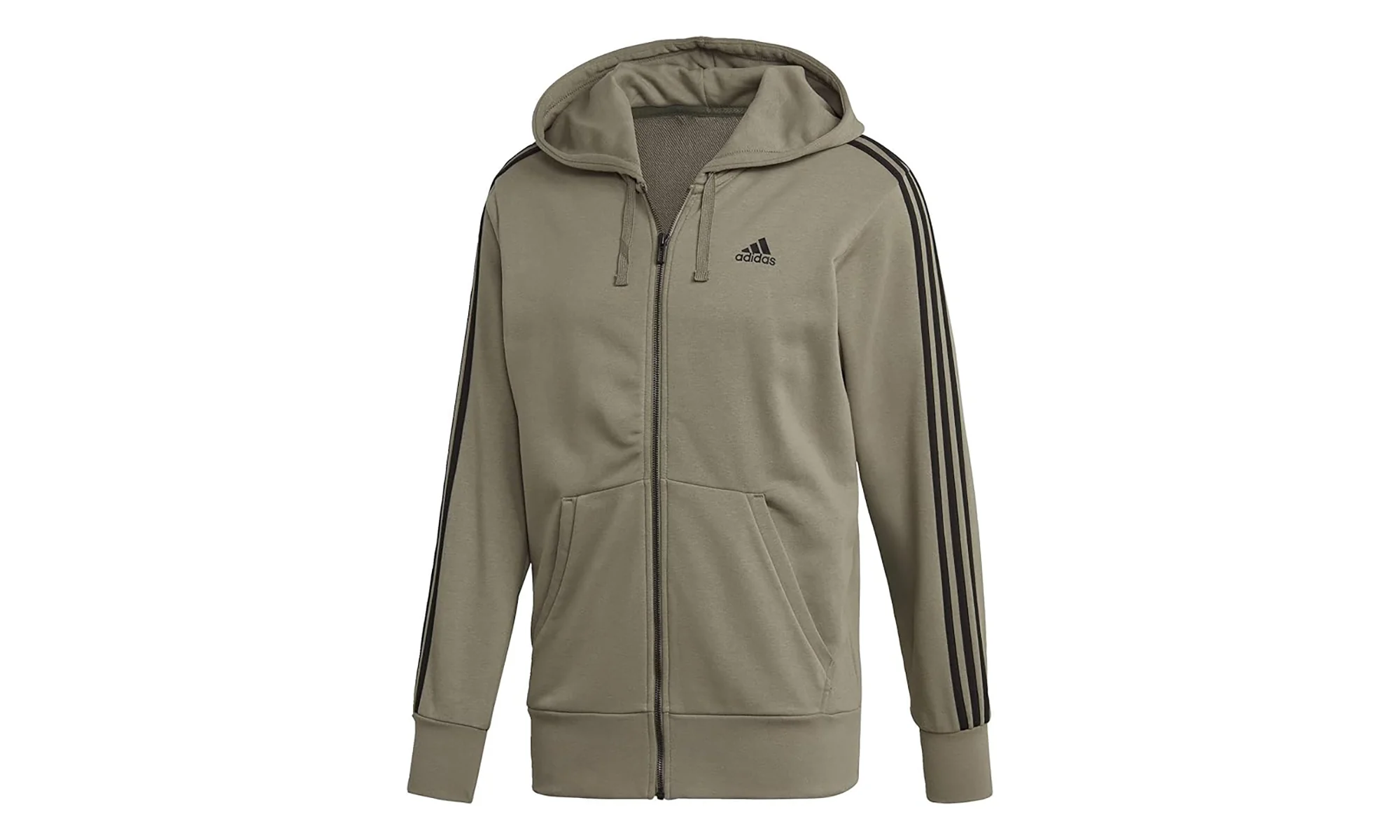 Essentials 3-Stripes Hoodie "Trace Cargo / Black" CZ7362