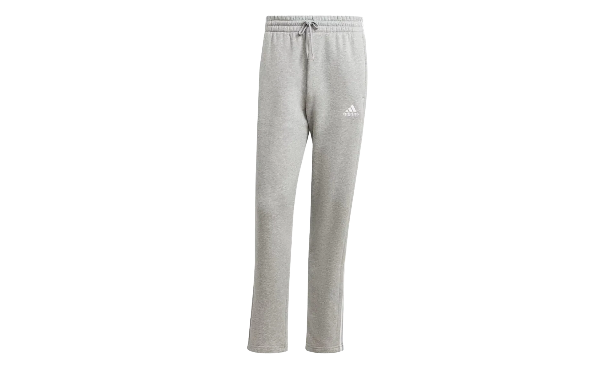 Essentials 3-Stripes Open Hem Fleece Pants "Medium Grey Heather" ij8887