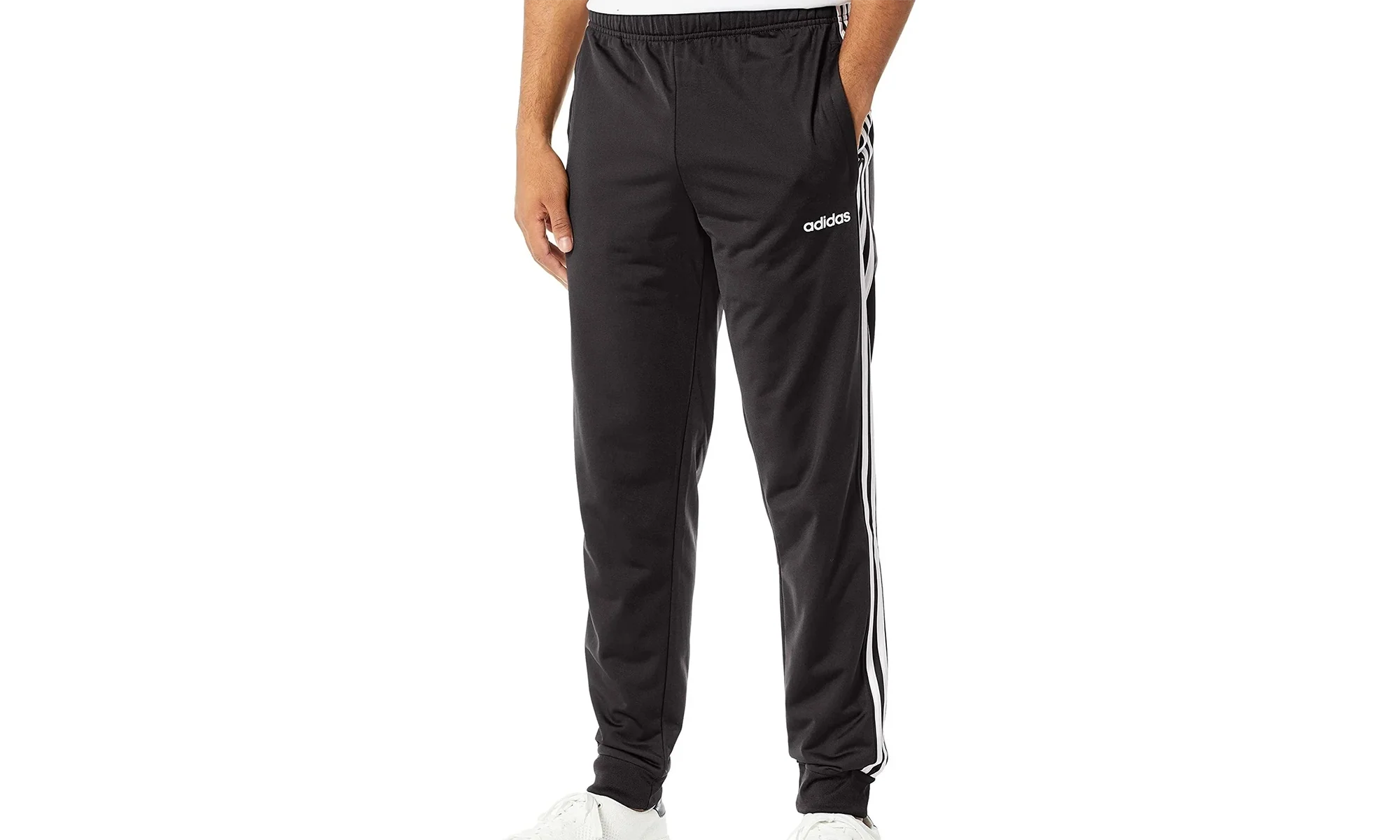 Essentials 3-Stripes Tapered Tricot Joggers "Black" DQ3090